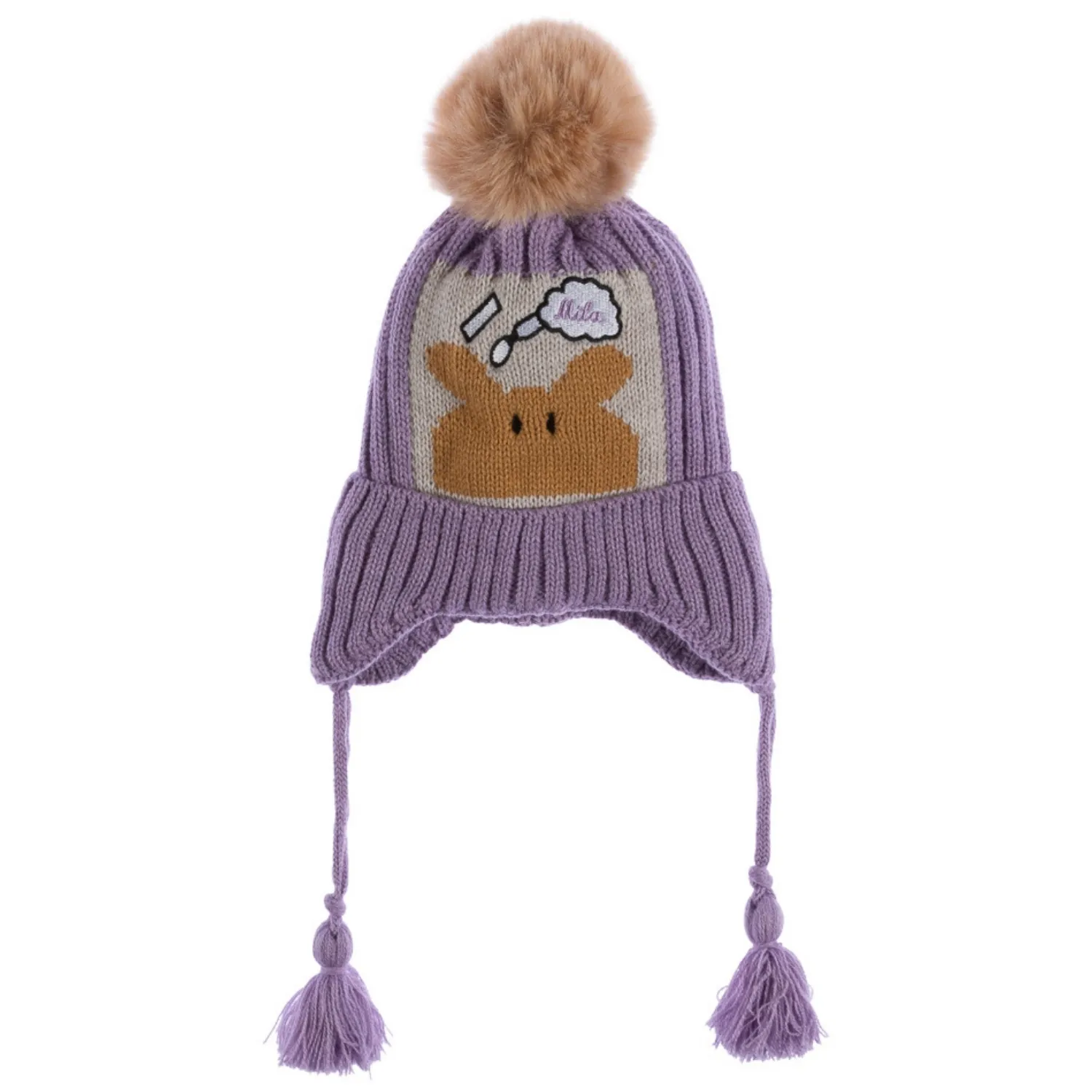 Kitti Bere Kulaklı 1-4 Yaş Menekşe Asortili Kitti Bere Kulaklı 1-4 Yaş Menekşe Asortili