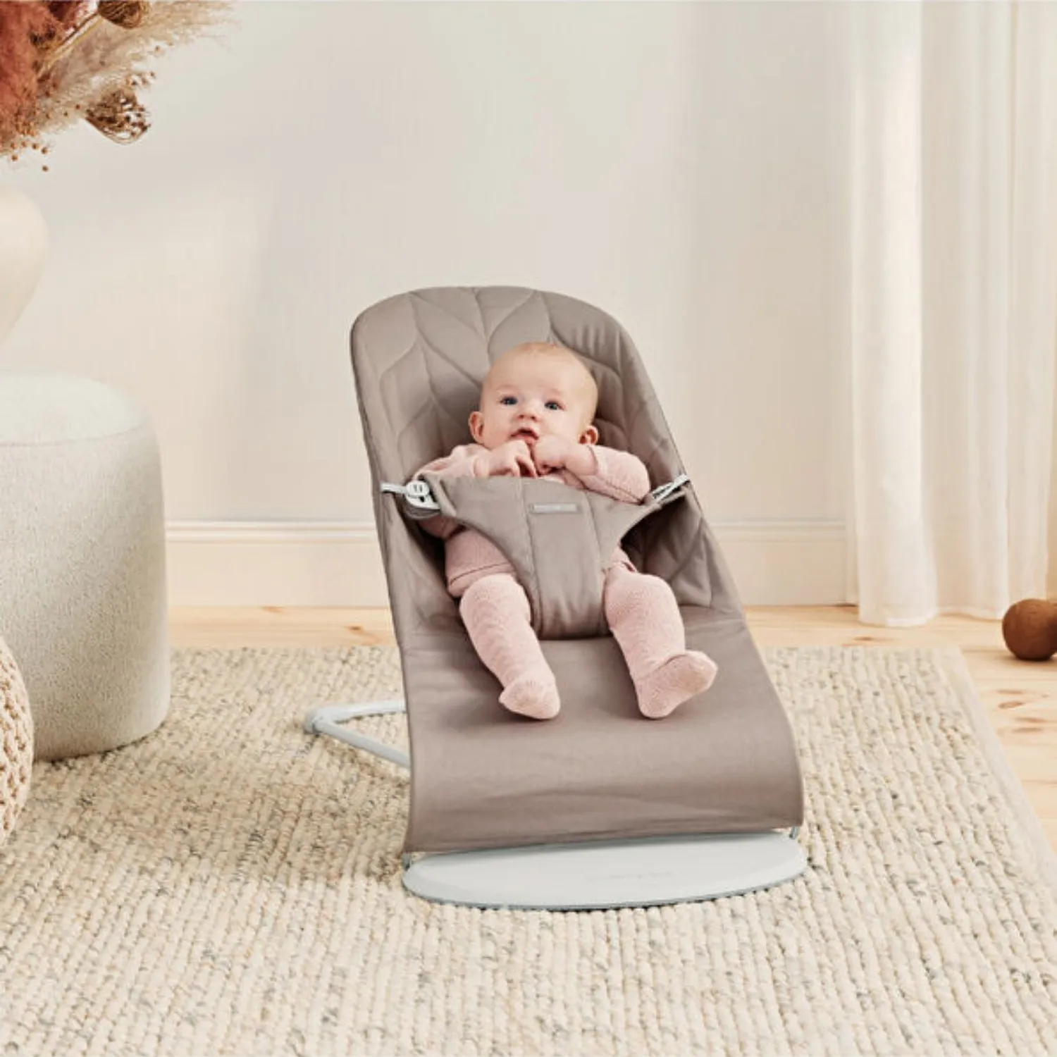 Babybjörn Bliss Ana Kucağı Petal Cotton Woven Sand Grey