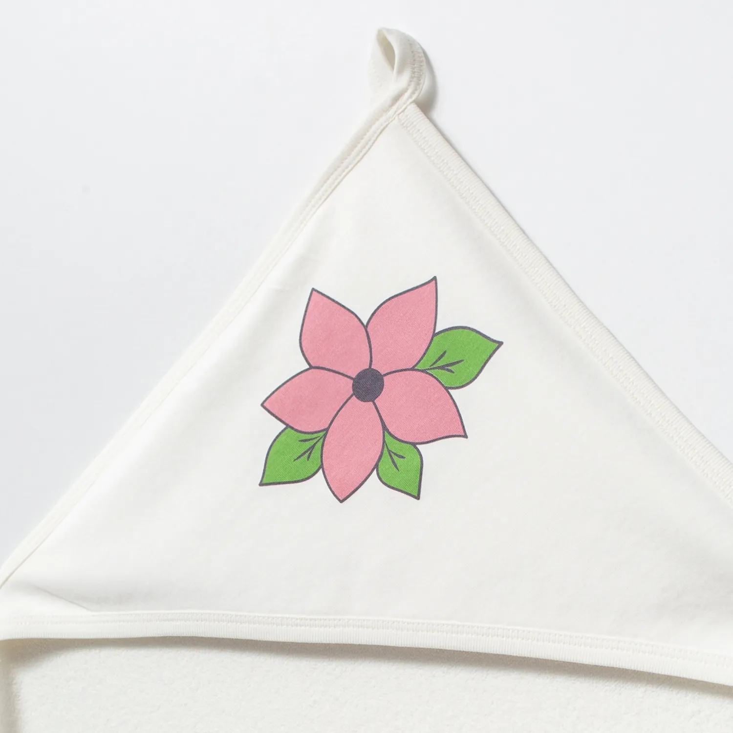 Moi Noi Havlu Baskılı Flowers Ekru