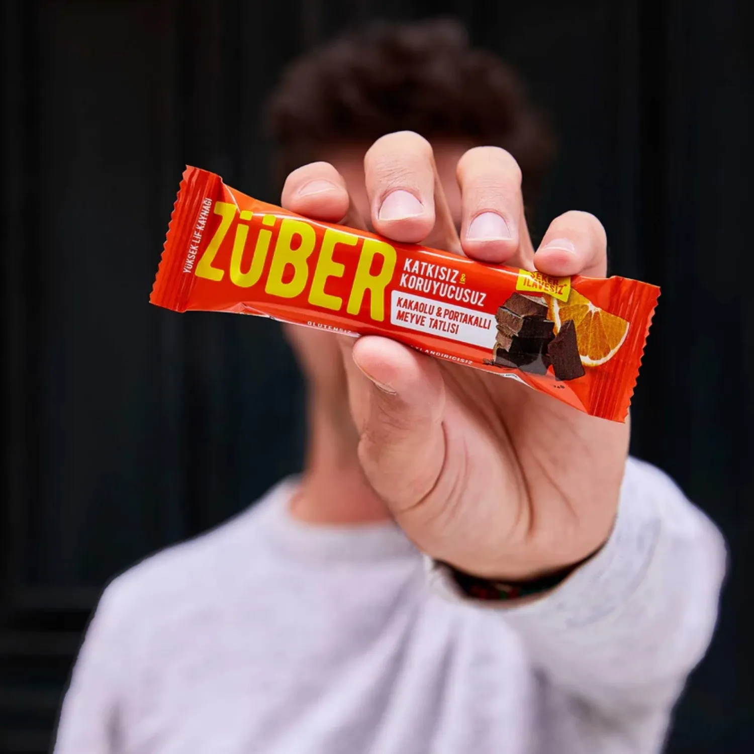Züber Kakaolu Ve Portakallı Meyve Bar 40gr
