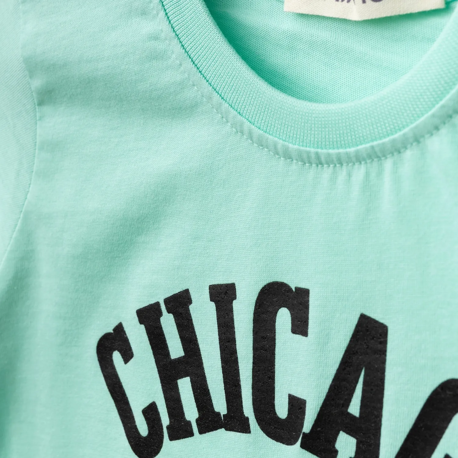 Winimo T-Shirt Chicago Baskılı Mint