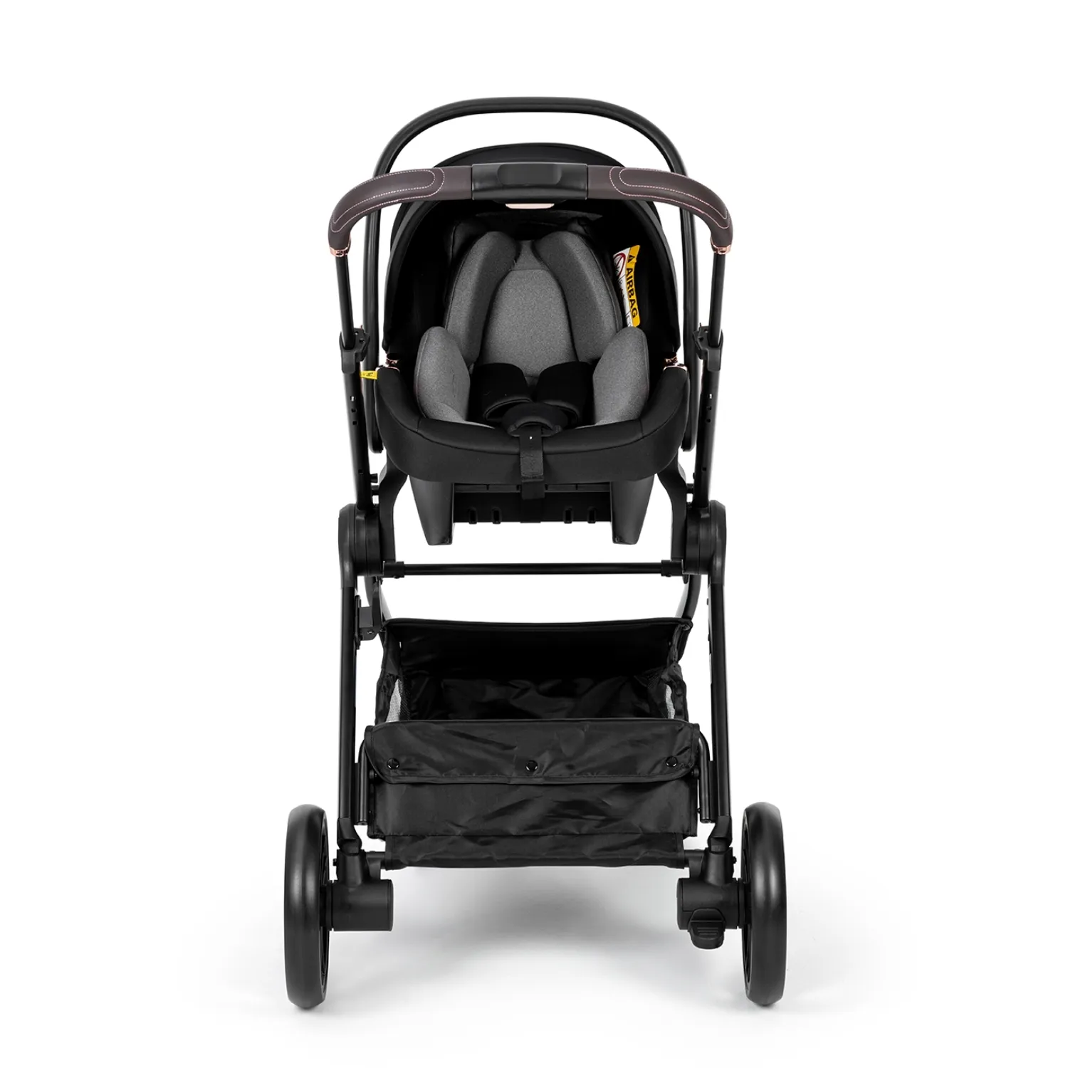 Kanz X-Go Ultimate Travel Sistem Bebek Arabası Rose Gold Siyah
