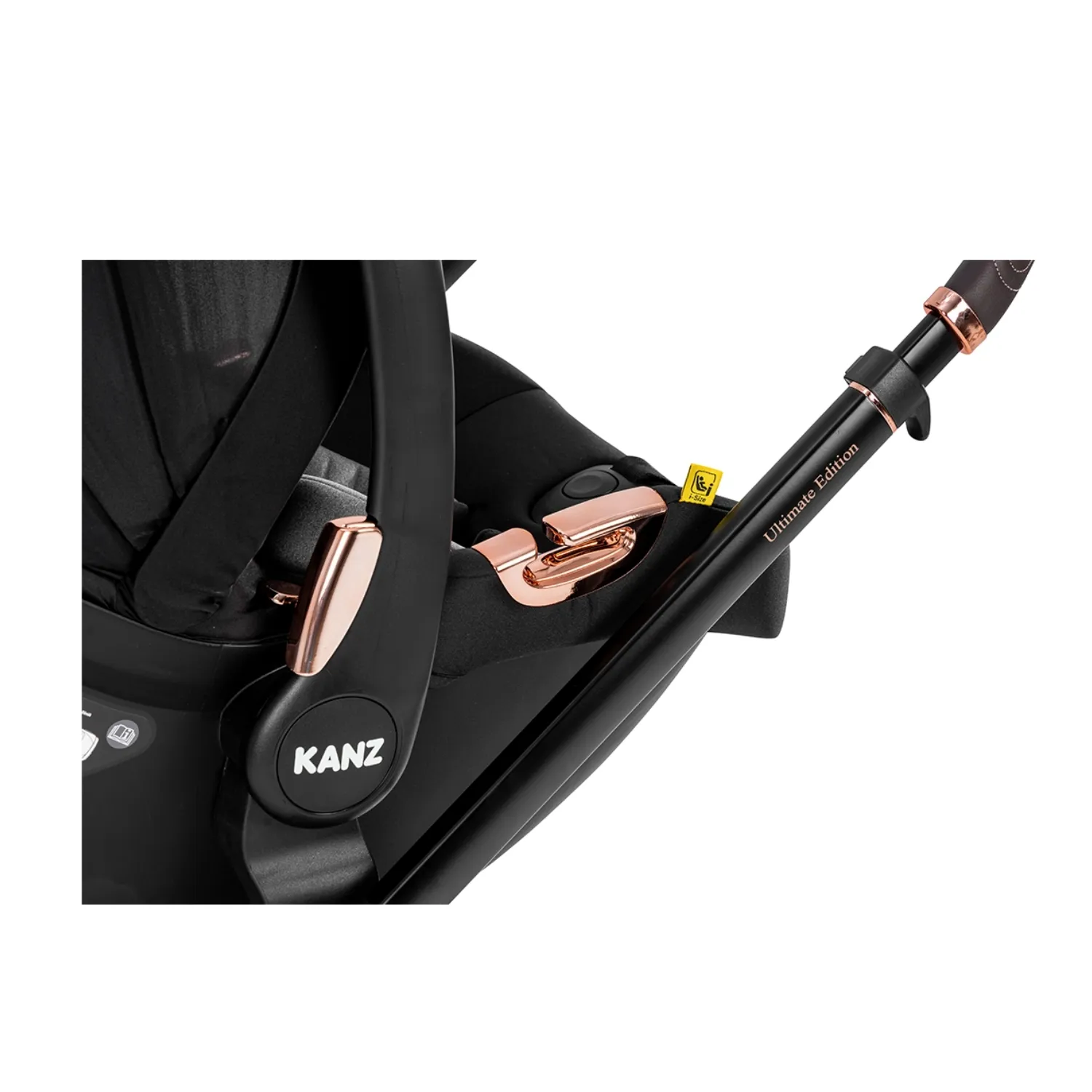 Kanz X-Go Ultimate Travel Sistem Bebek Arabası Rose Gold Siyah