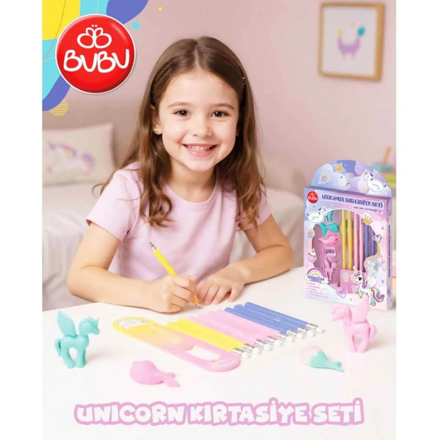 Bu-Bu Kırtasiye Seti Unicorn