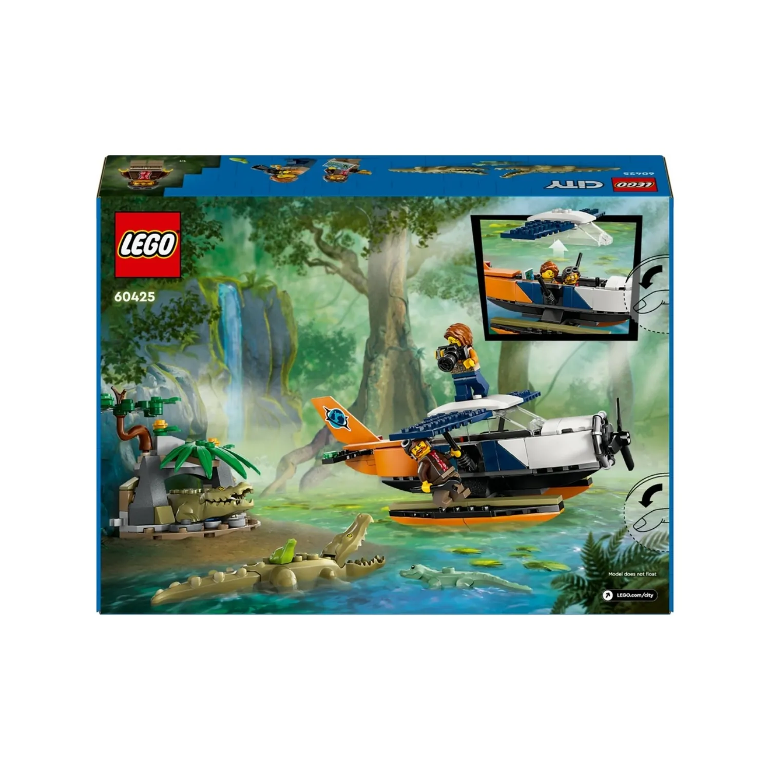 LEGO City Orman Kaşifinin Deniz Uçağı 60425