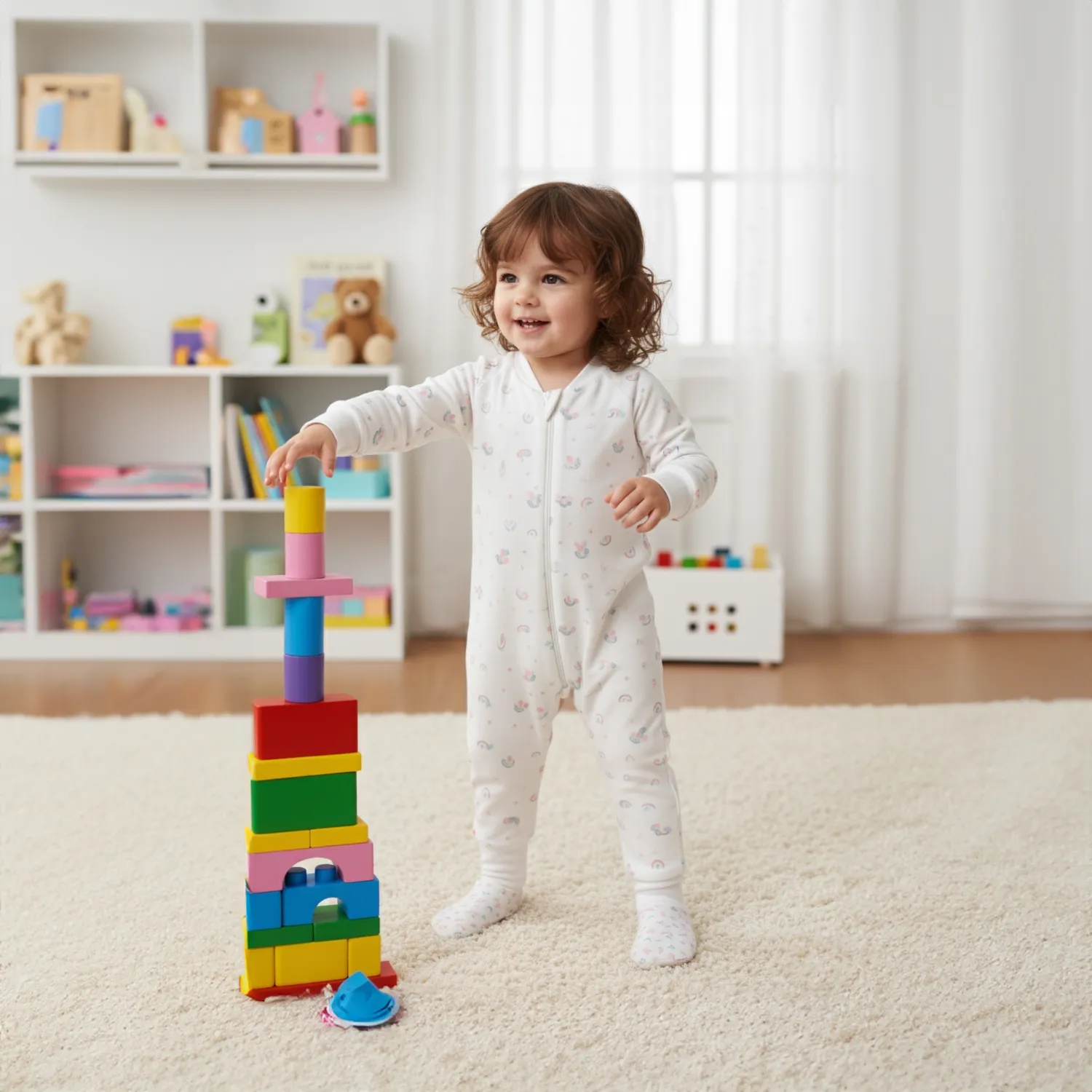 Moi Noi Uyku Tulumu Çoraplı 2,5 Tog Gökkuşağı