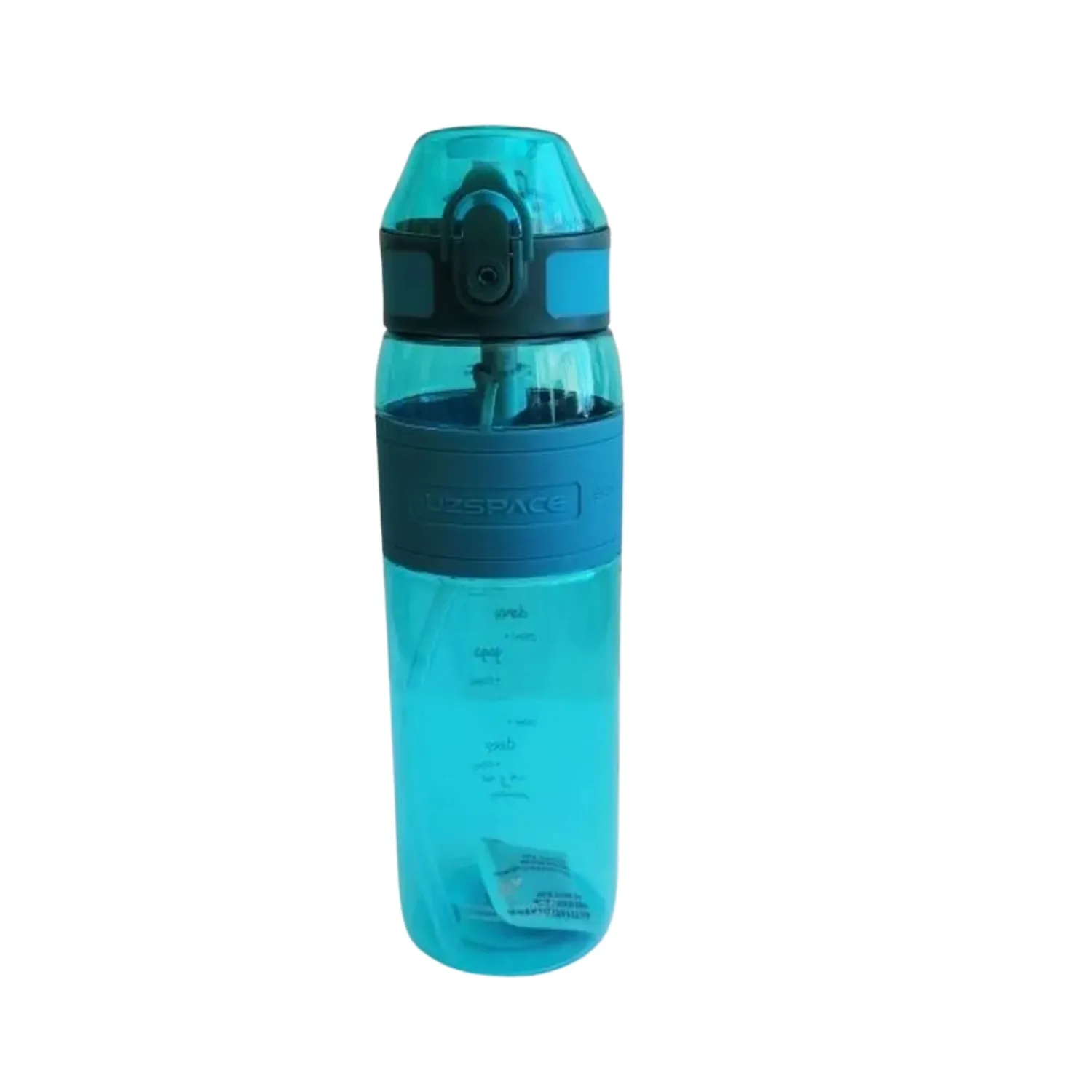 Uzspace Tritan Pipetli Suluk 600 ml Mavi