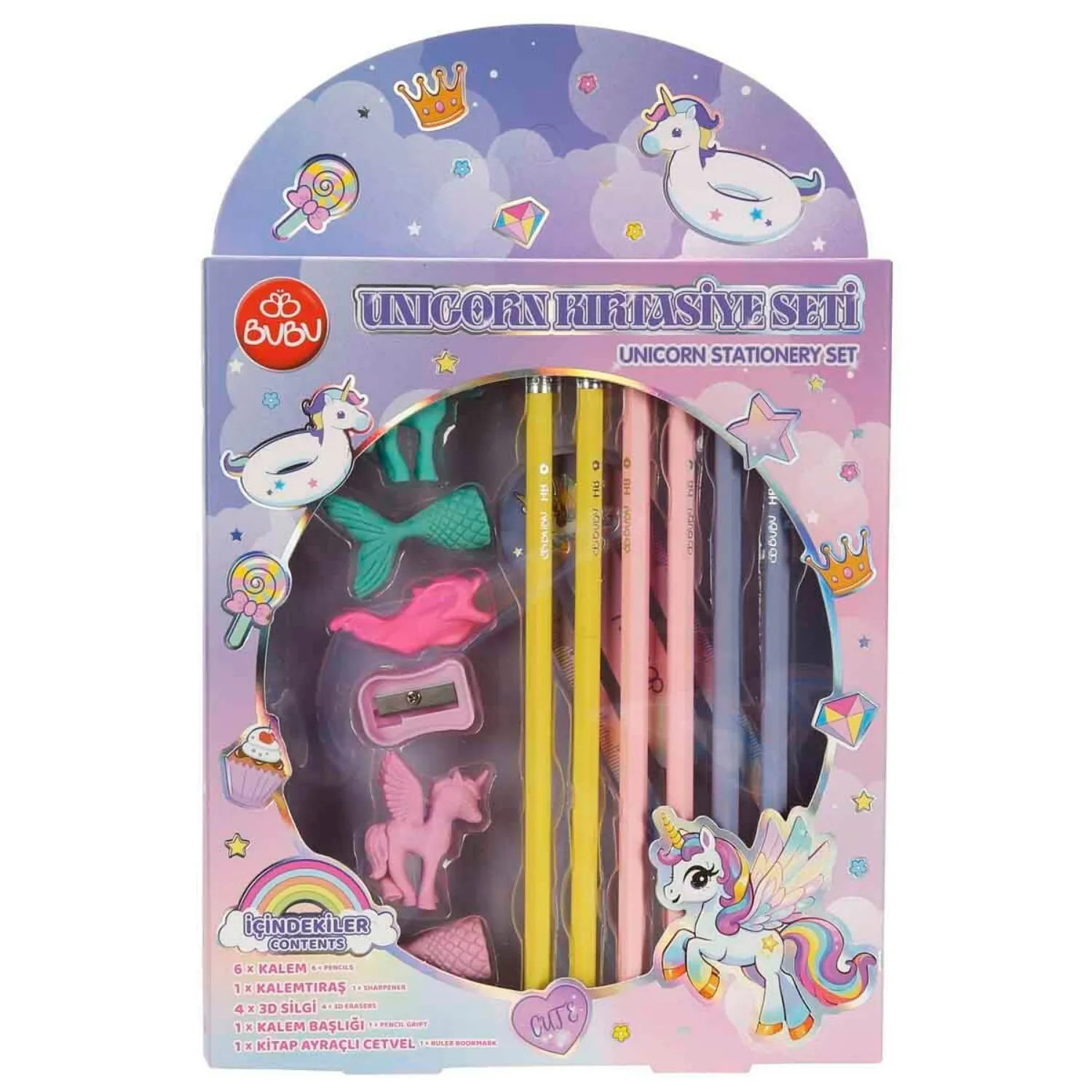 Bu-Bu Kırtasiye Seti Unicorn