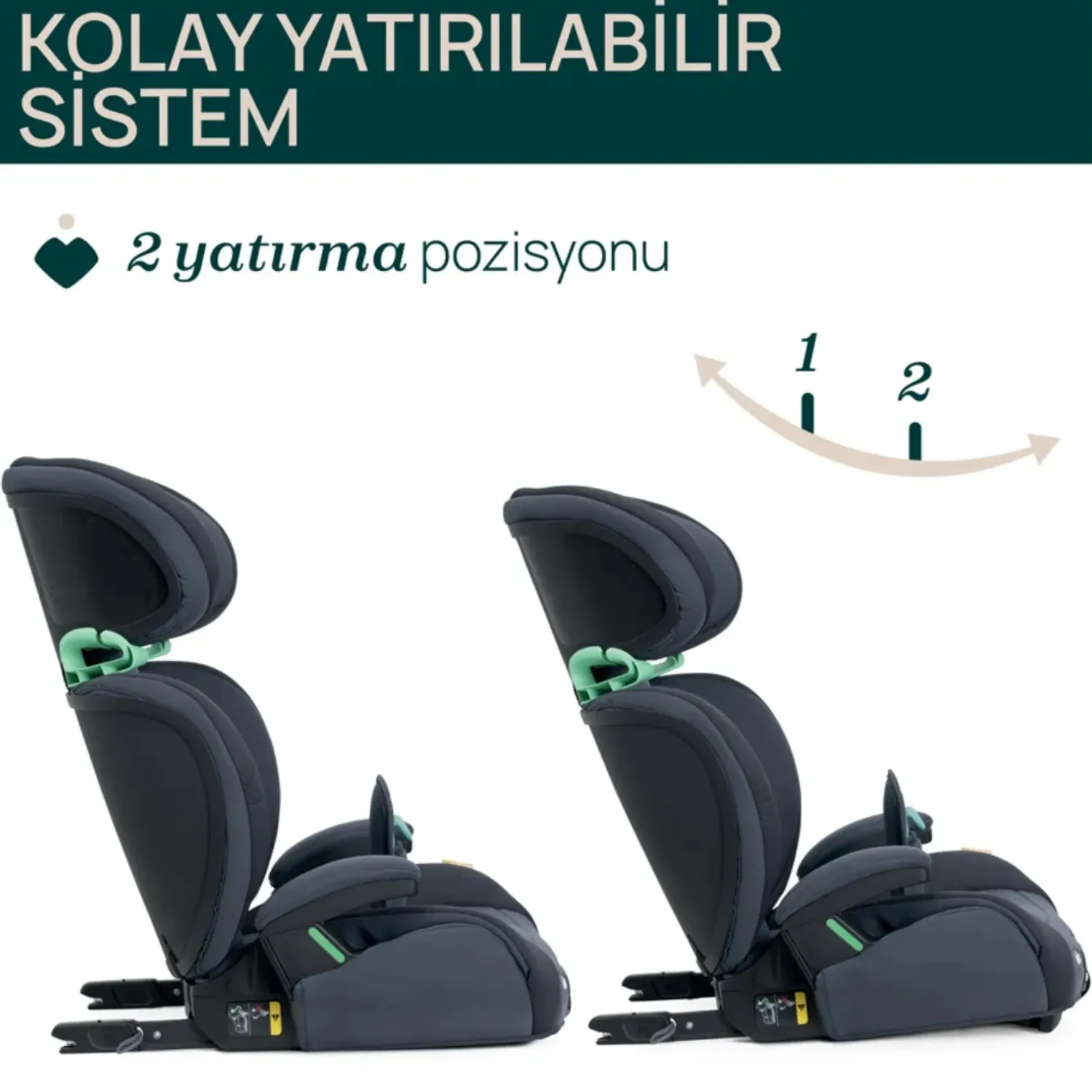 Chicco Quizy I-Size Oto Koltuğu 15-36 Kg India Ink