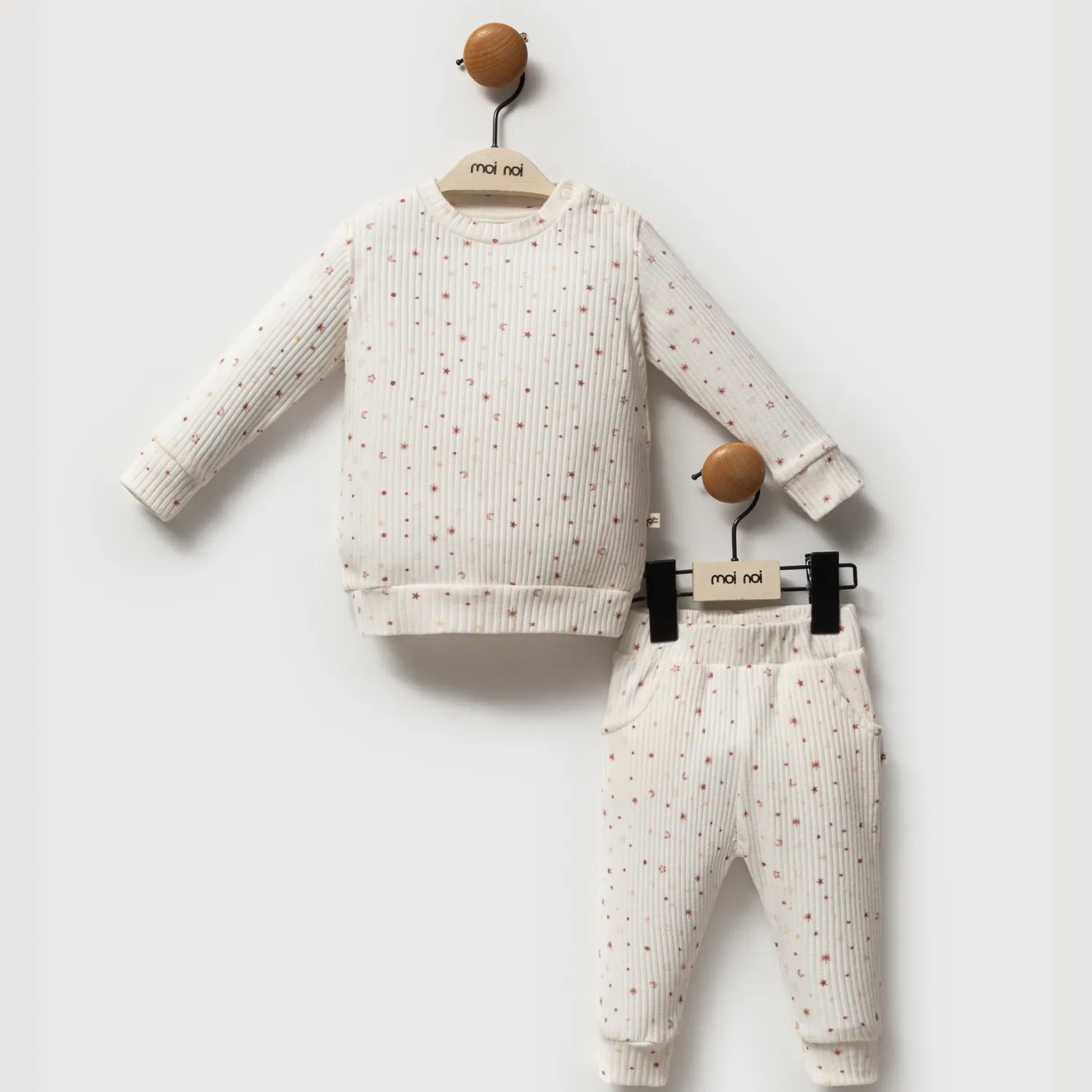 Moi Noi 2li Takım Raporlu Ekru