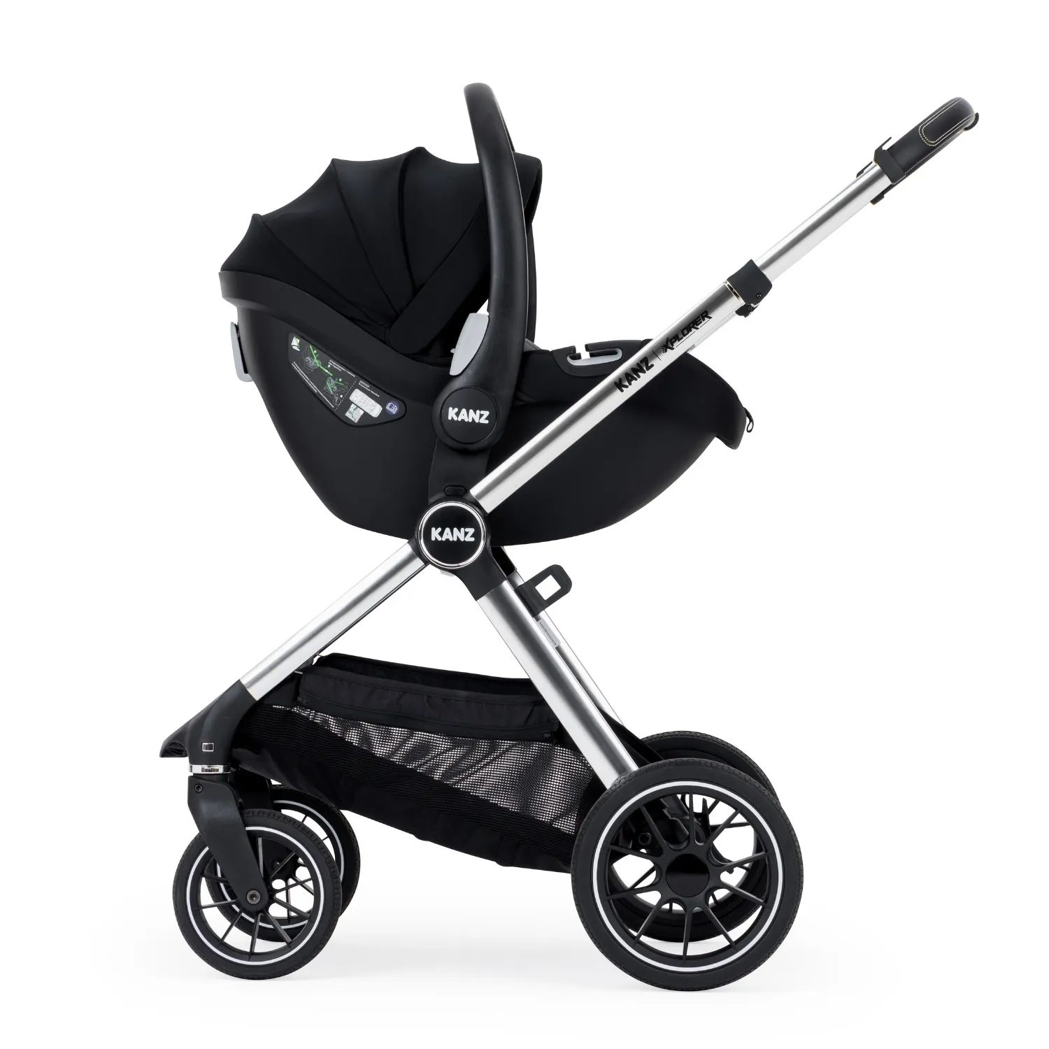 Kanz Explorer Travel Sistem Bebek Arabası Cole Black