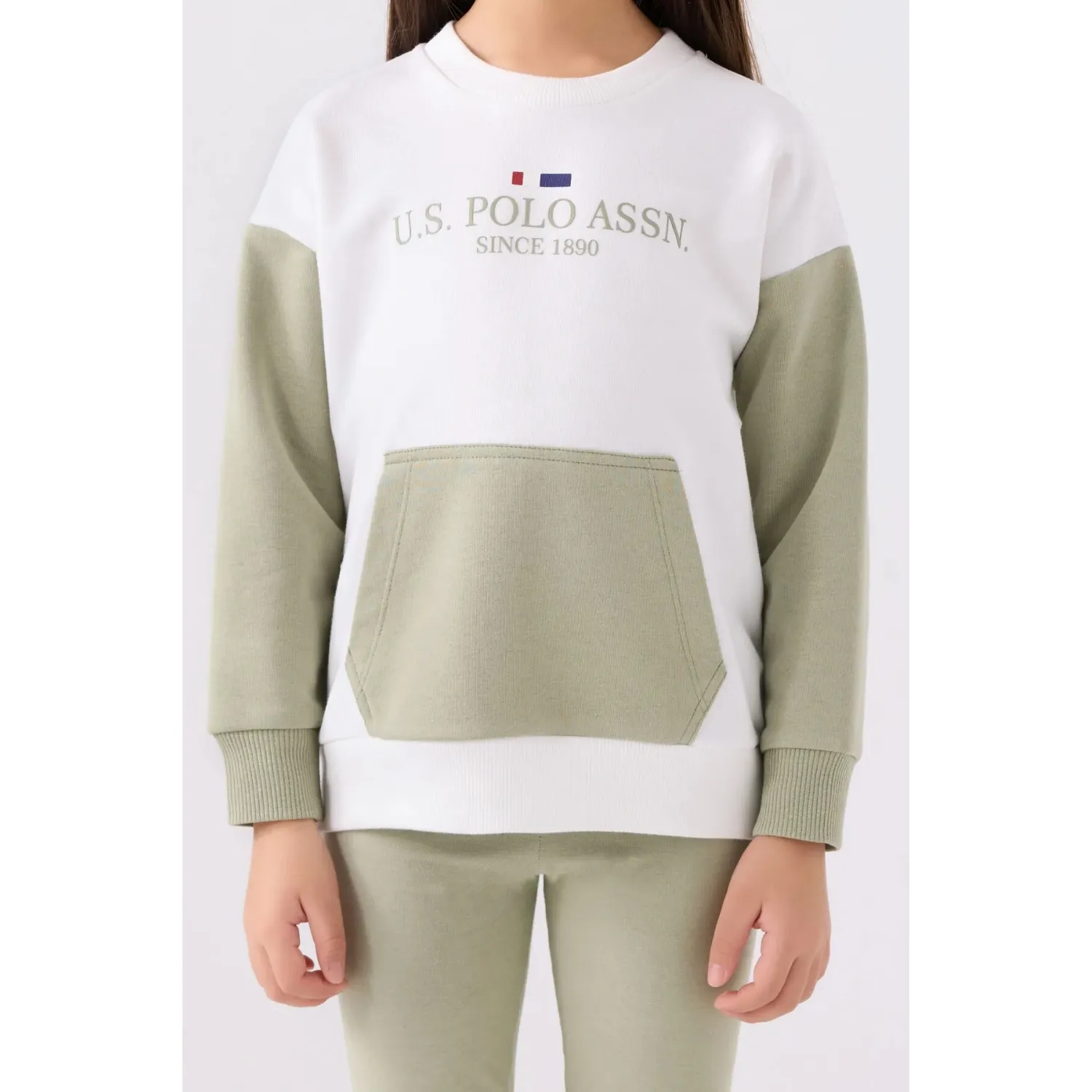 U.S. Polo Eşofman Takımı Krem
