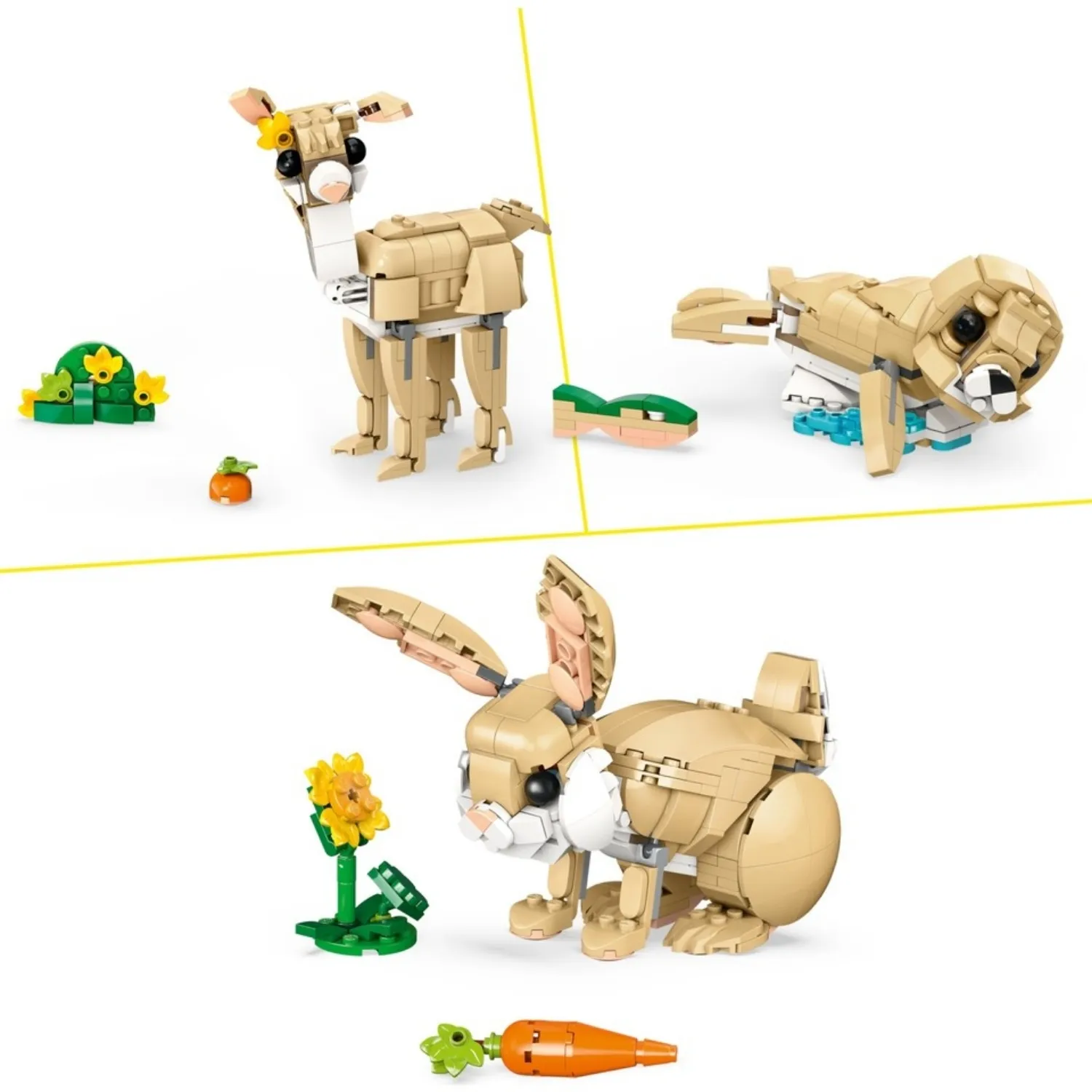 LEGO Creator 3’ü 1 Arada Sevimli Tavşan 31162