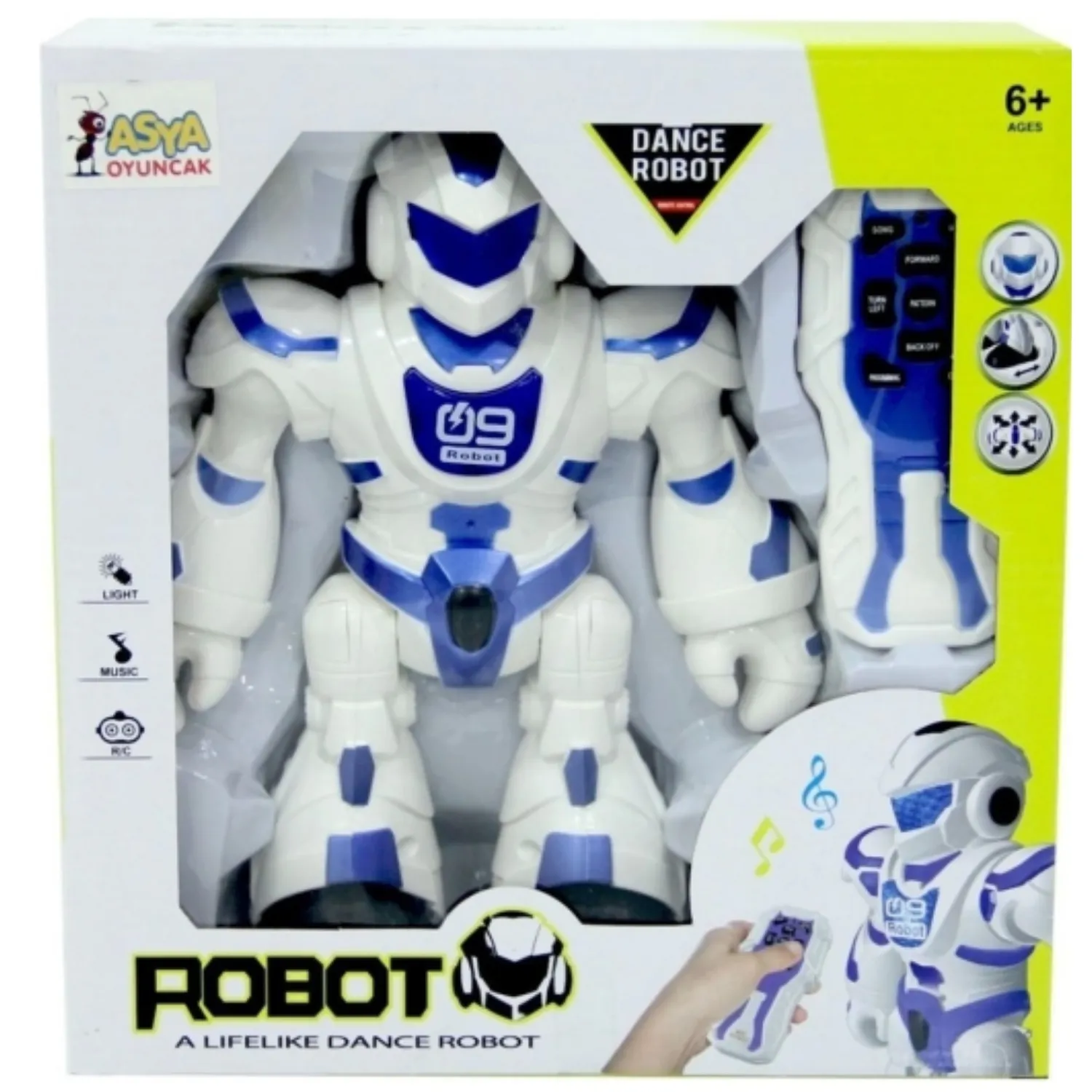 Kumandalı Pilli Robot