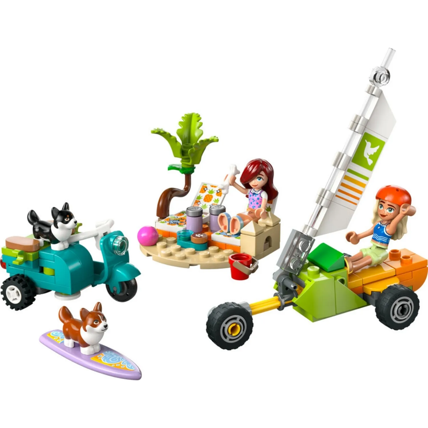 LEGO Friends Sörfçü Köpekler ve Scooter Macerası 42641 