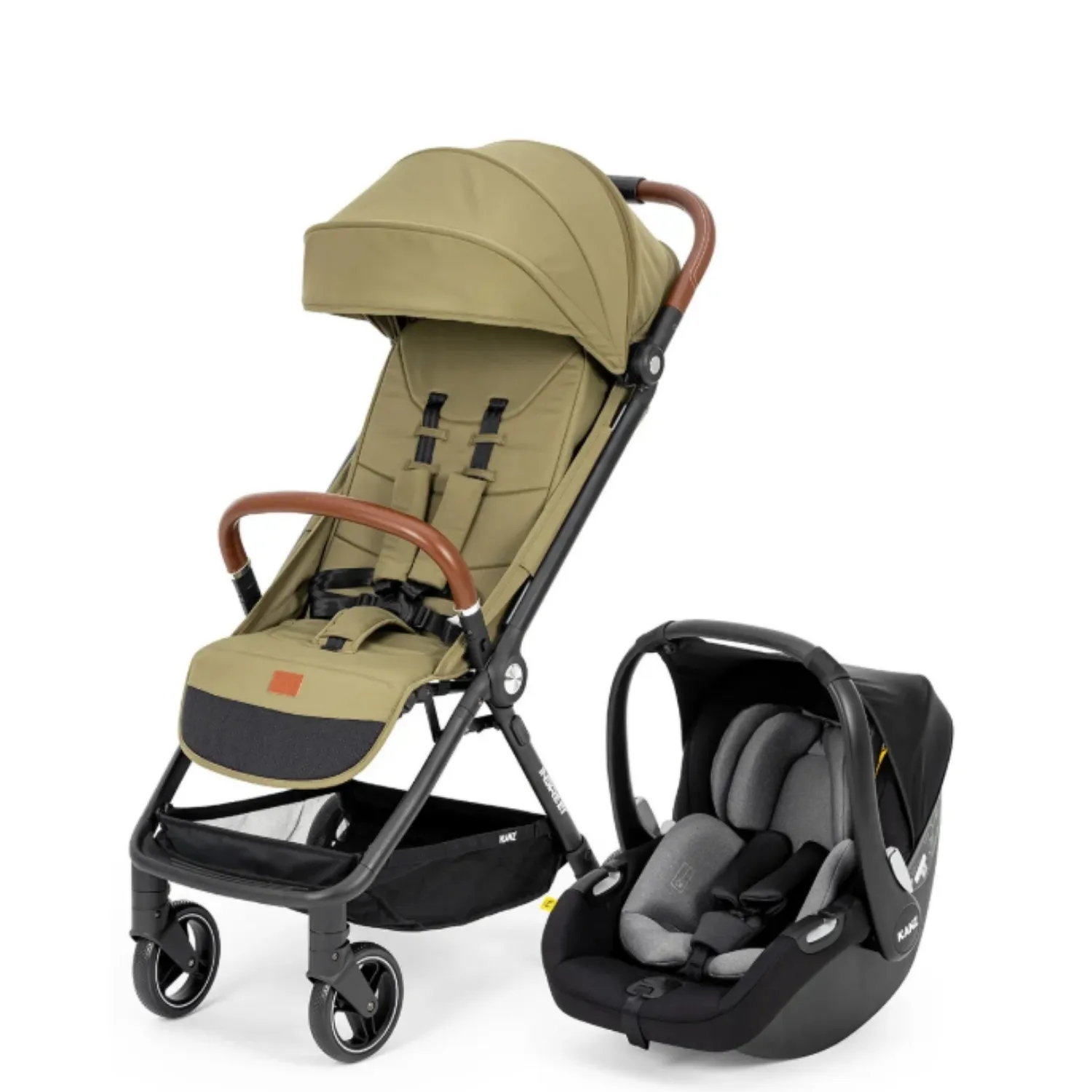Kanz İnstreet Travel Sistem Bebek Arabası Green