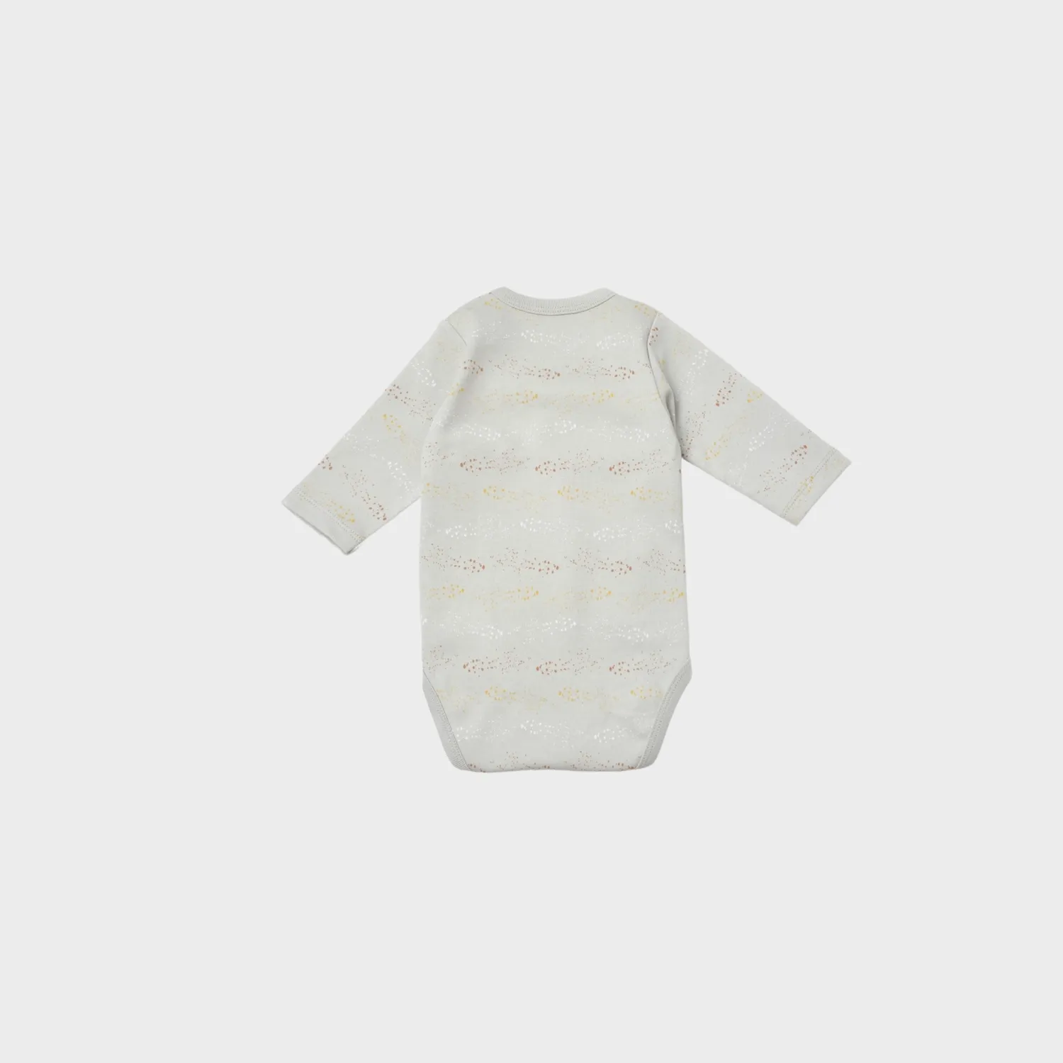 Bibaby Organik Body Kruvaze Penguin Club Ekru - Gri