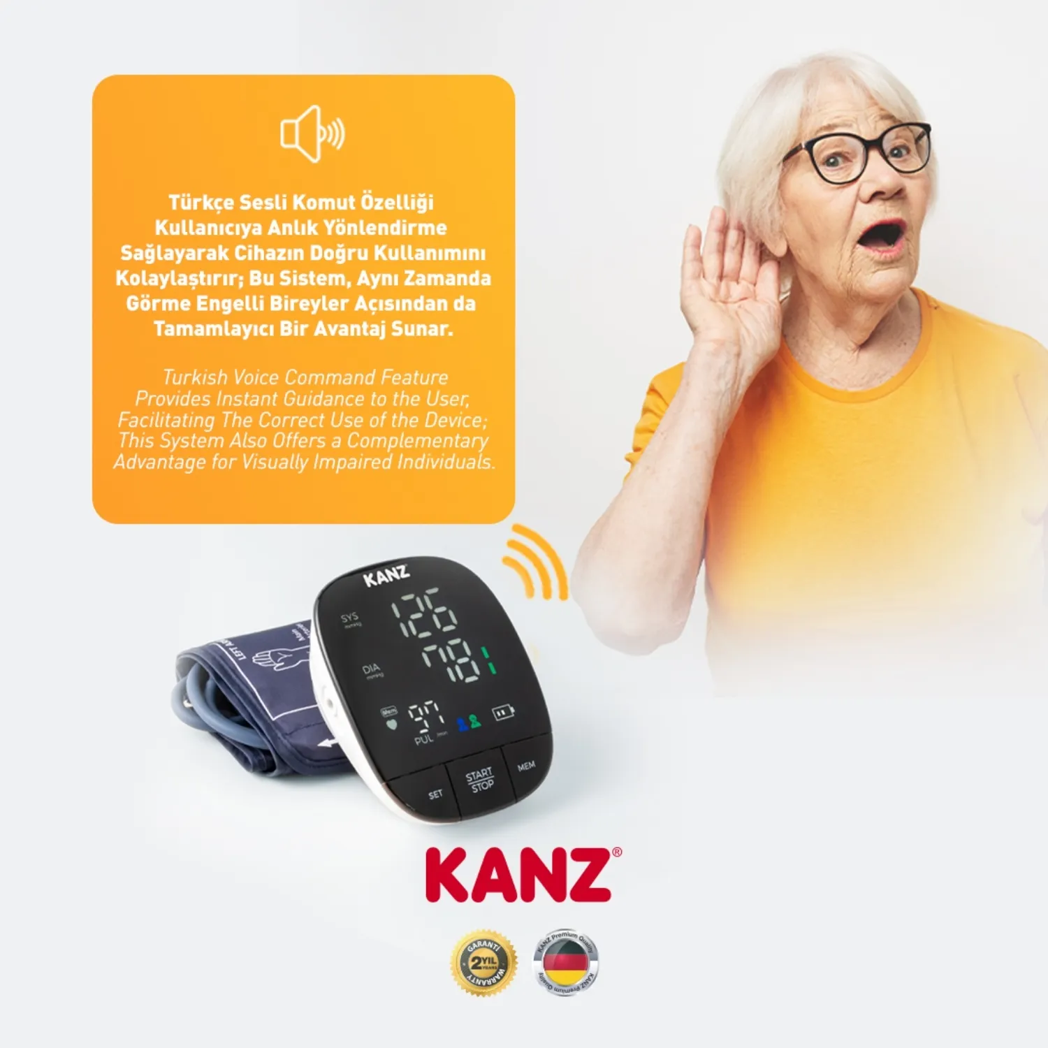 Kanz Dijital Tansiyon Aleti 