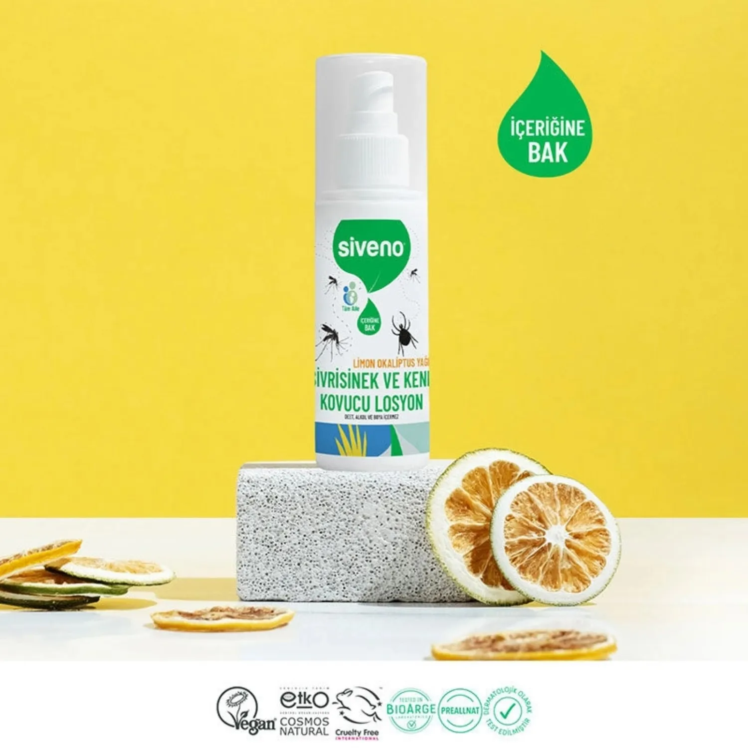 Siveno Sivrisinek ve Kene Kovucu Sprey Krem 100 ml