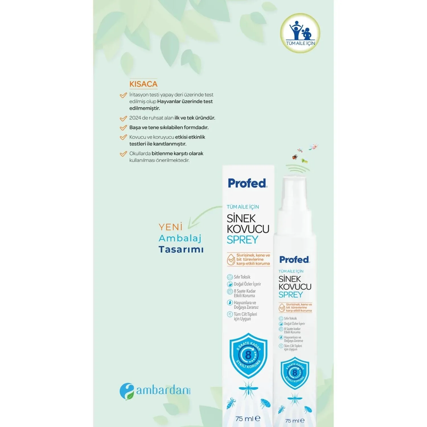 Profed Sinek Kovucu Sprey 75 ml