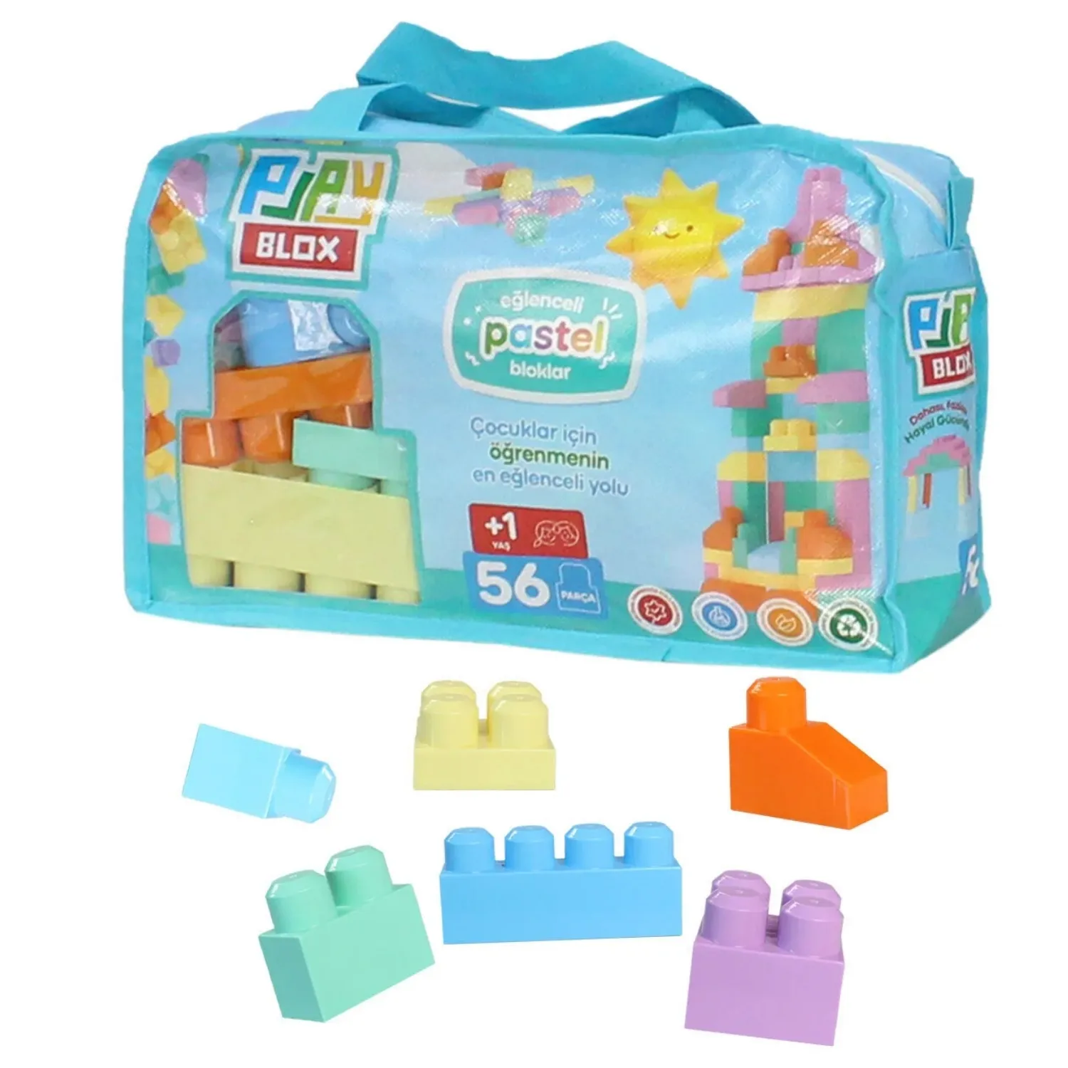 Playblox Blok Pastel 56 Parça