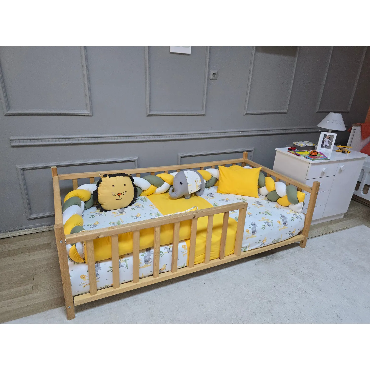Yuar Baby Motessori Örgü Uyku Seti Sarı Amazon
