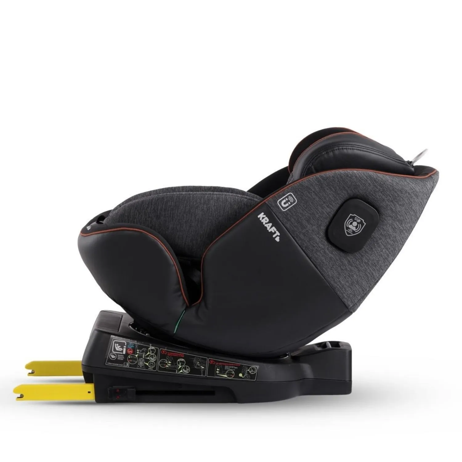 Kraft Galler I-Size Oto Koltuğu 0-36 Kg Açık Gri