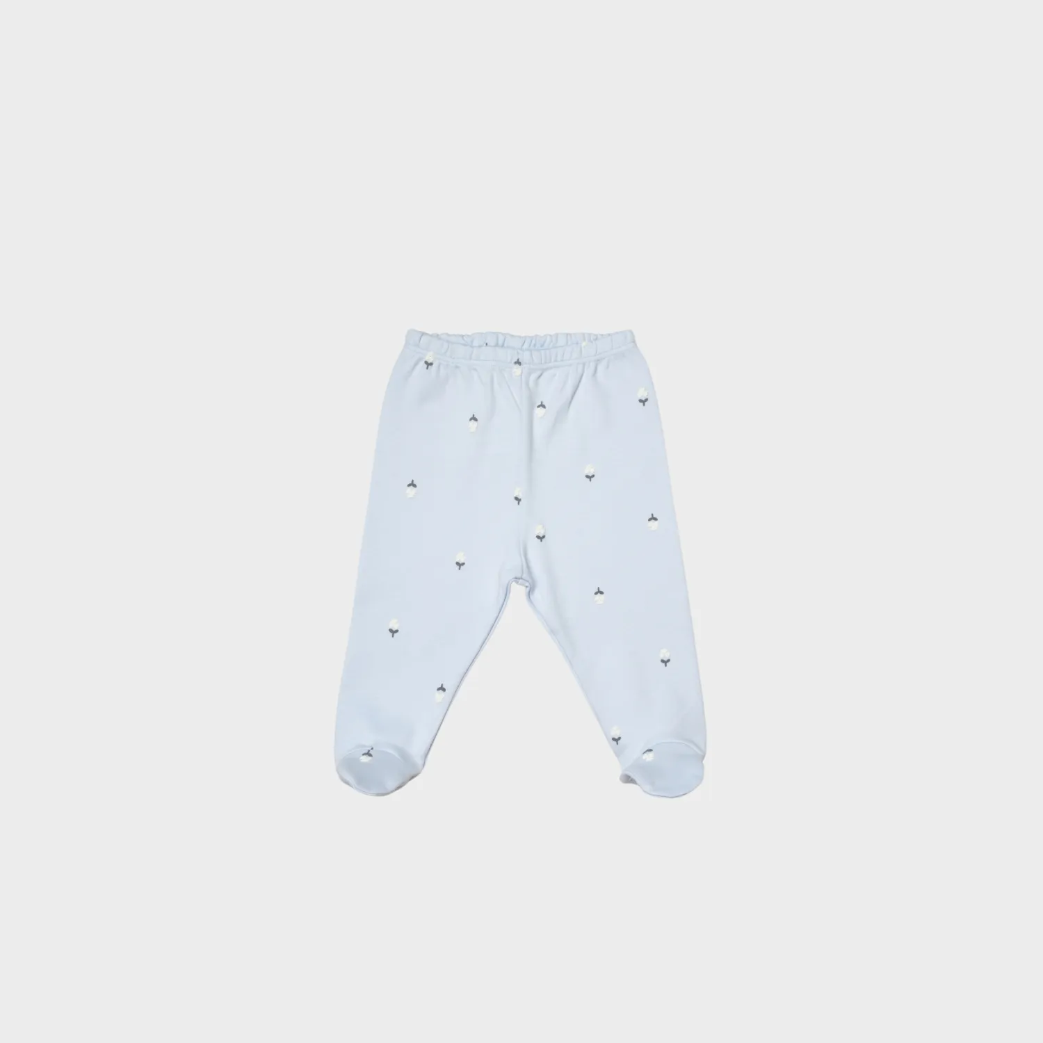 Bibaby Organik Zıbın Takımı 4lü Battaniyeli Love Floral Ekru - Lila