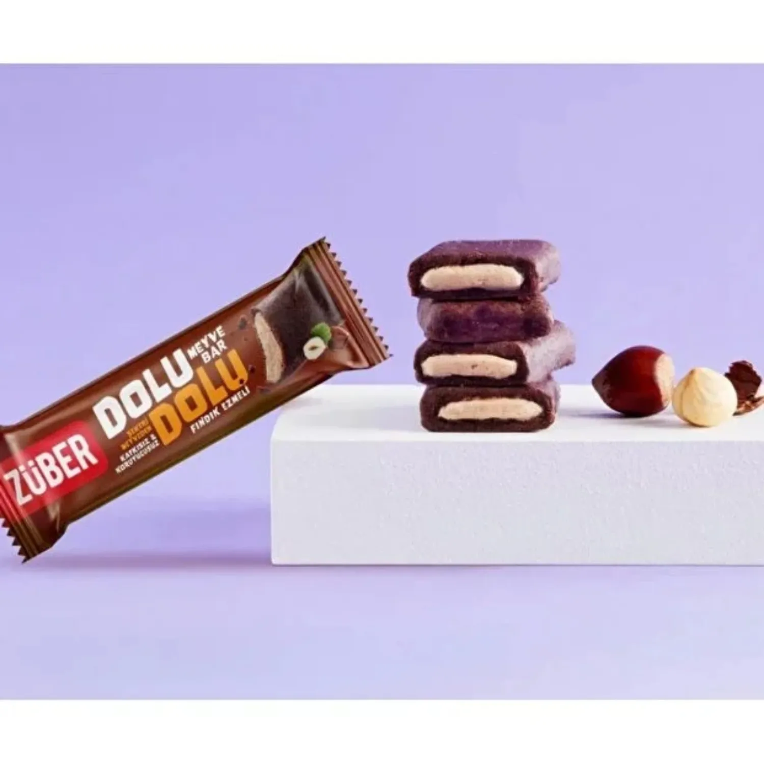 Züber Dolu Dolu Meyve Bar Fındık Ezmeli 30 gr.