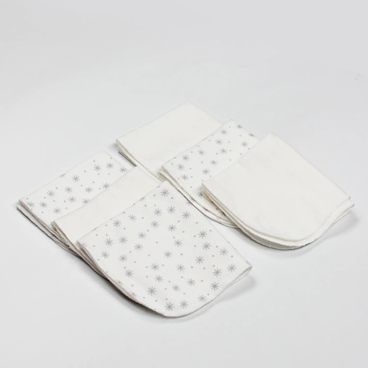 Bistyle Organik Mendil 6lı Stars Kutulu 20x20cm Gri