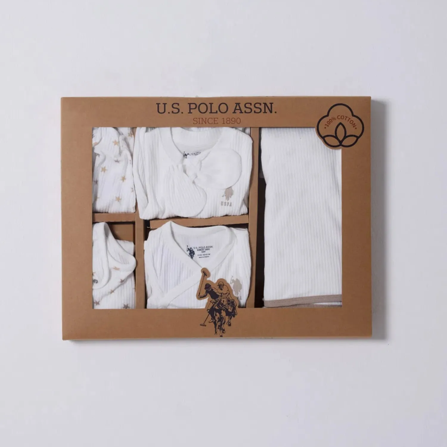 U.S. Polo Hastane Çıkışı 10lu Beyaz