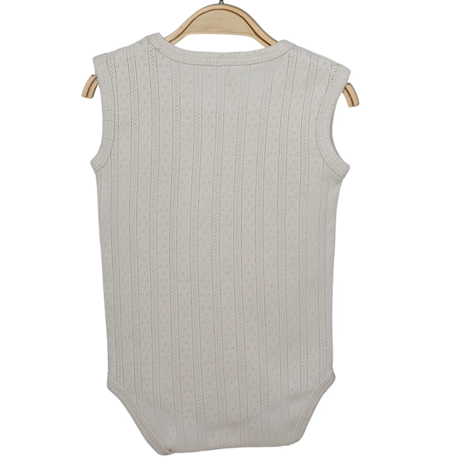 Hvc Atlet Body Jakarlı Çizgili Bej