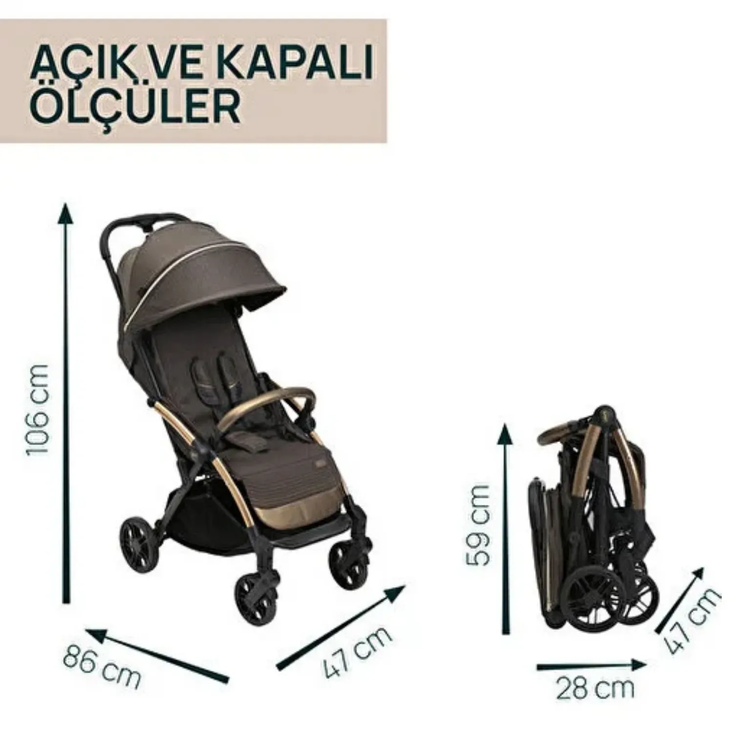 Chicco Goody XPlus Kabin Travel Sistem Bebek Arabası Bronze Lizard Re_Lux