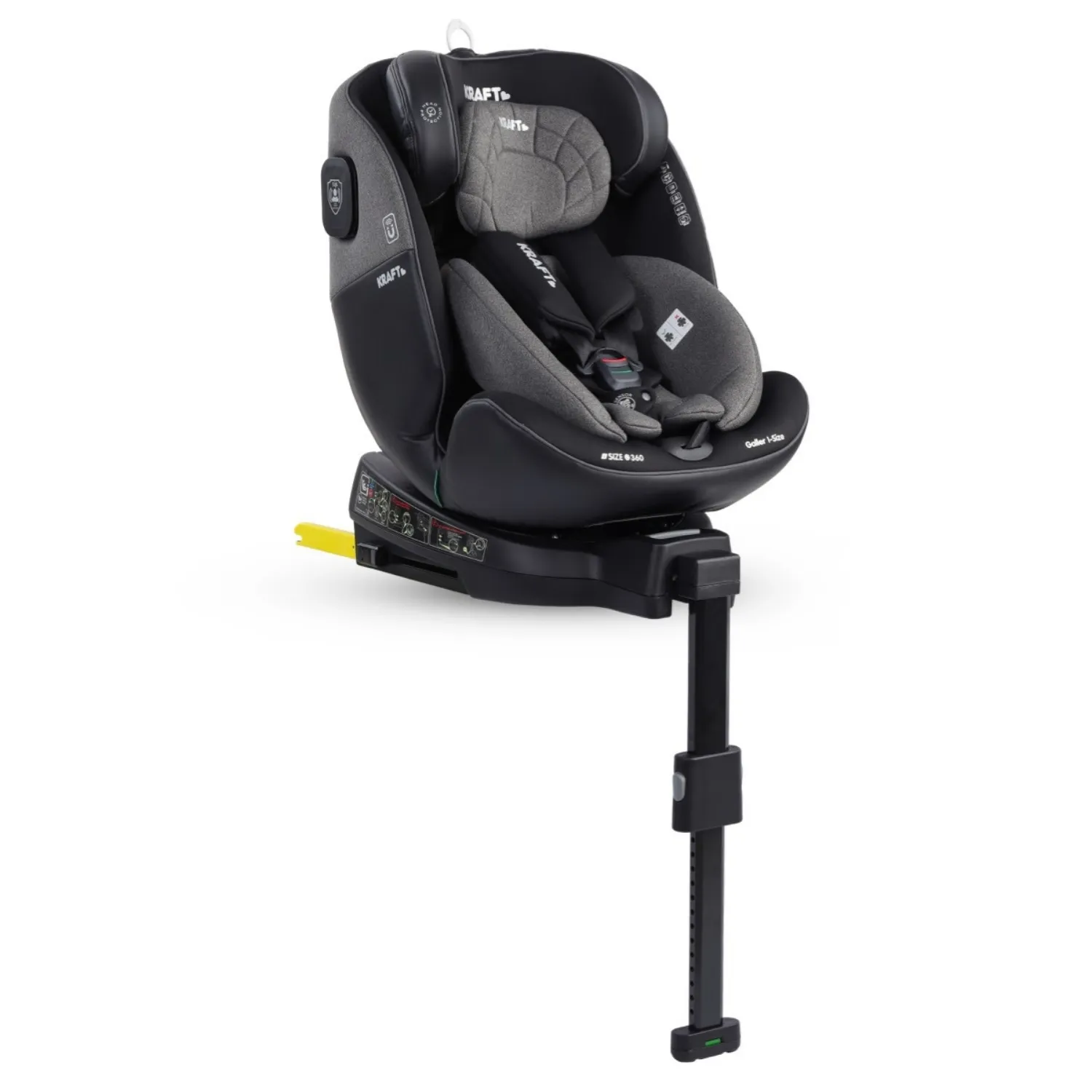 Kraft Galler I-Size Oto Koltuğu 0-36 Kg Koyu Gri