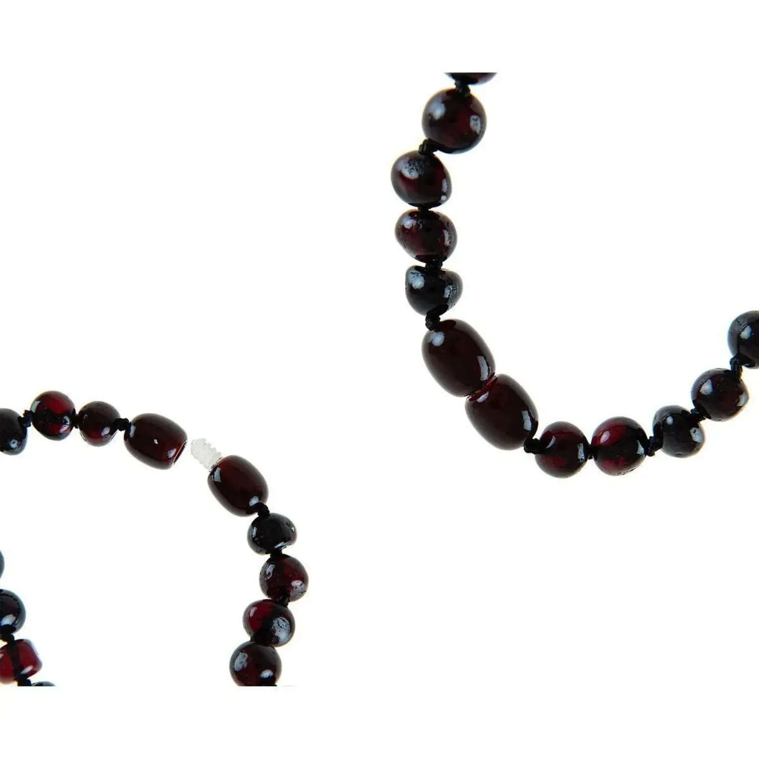Babyjem Kehribar Bebek Bilekliği Vişne
