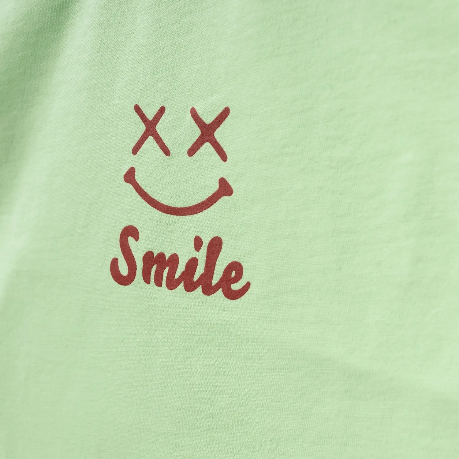 Winimo T-Shirt Smile Baskılı Fıstık Yeşili