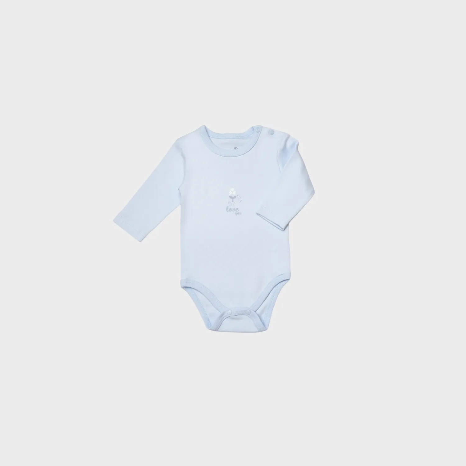 Bibaby Organik Tulum Takımı 4lü Love Floral Ekru - Lila