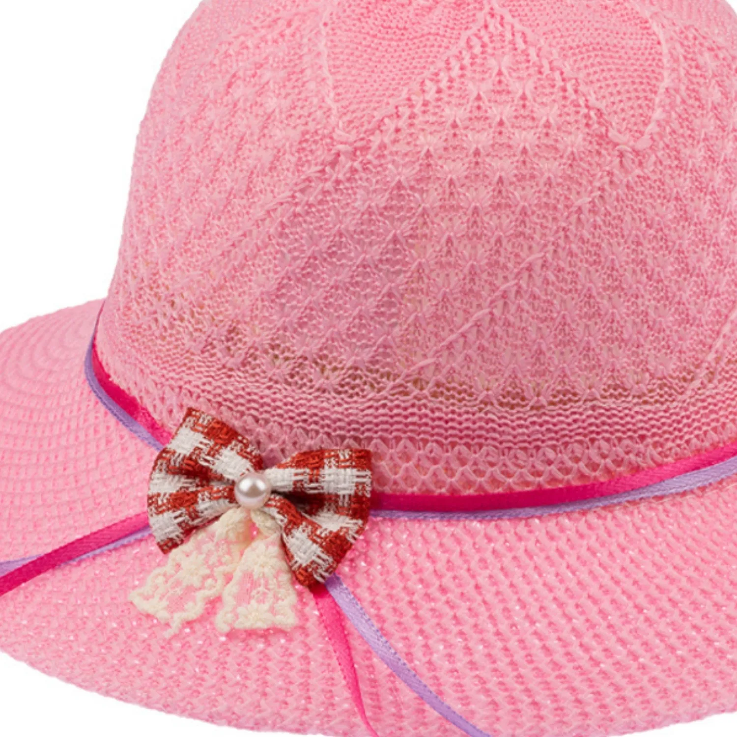 Kitti Şapka Merserize 0-18 Ay Pembe Asortili