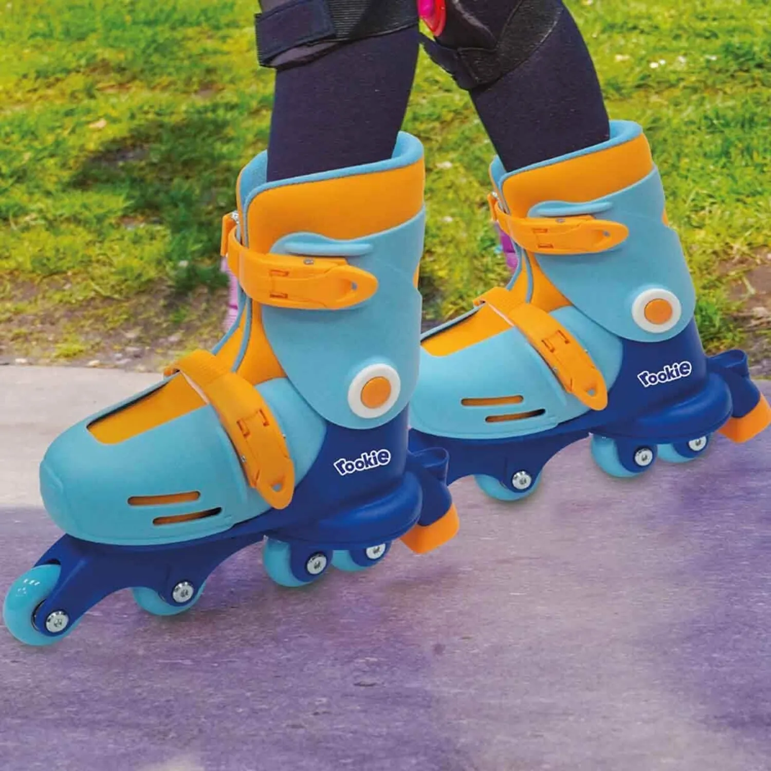 Ayarlanabilir Dönüşen Tekerlekli 2 IN 1 Twisty Paten Mavi