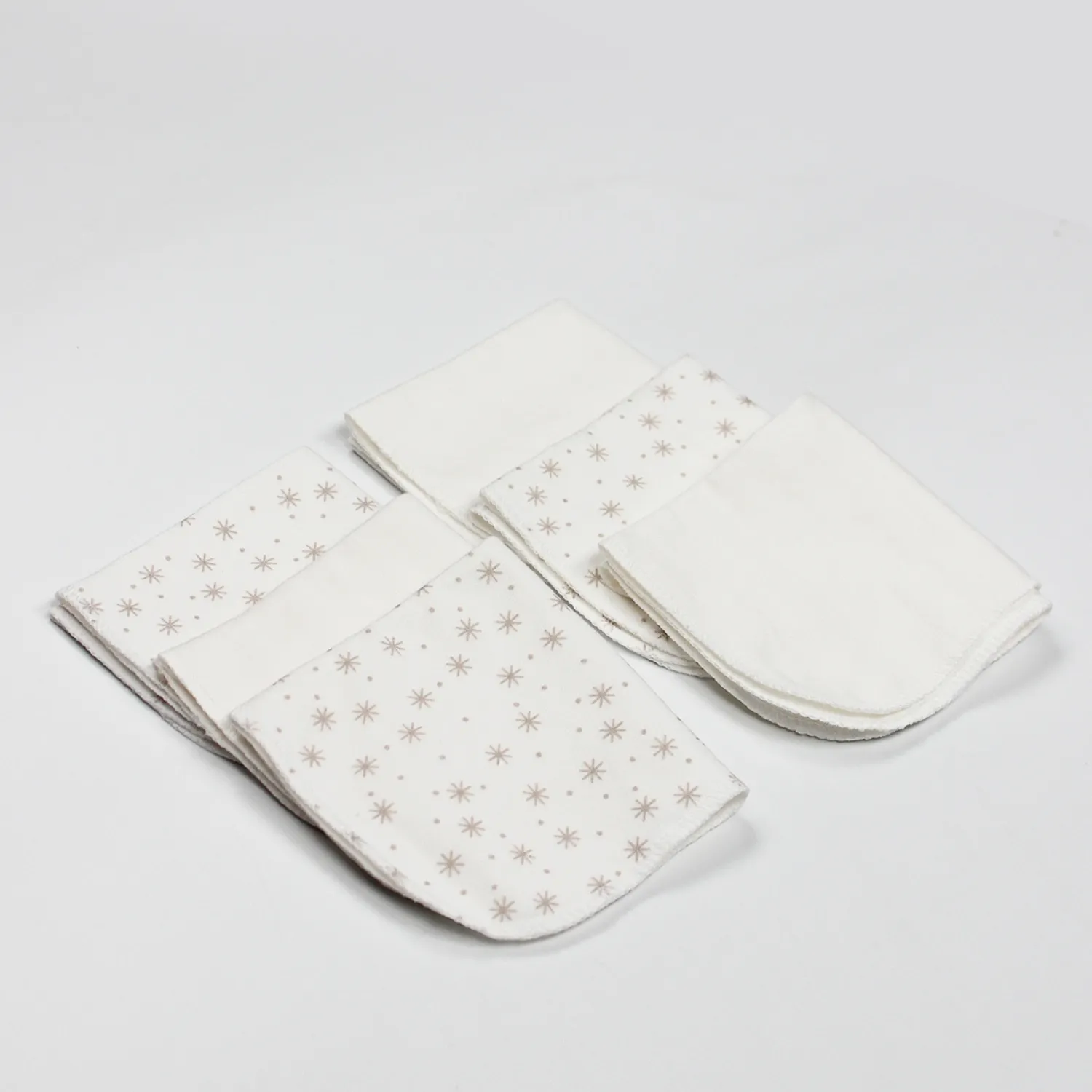 Bistyle Organik Mendil 6lı Stars Kutulu 20x20cm Bej