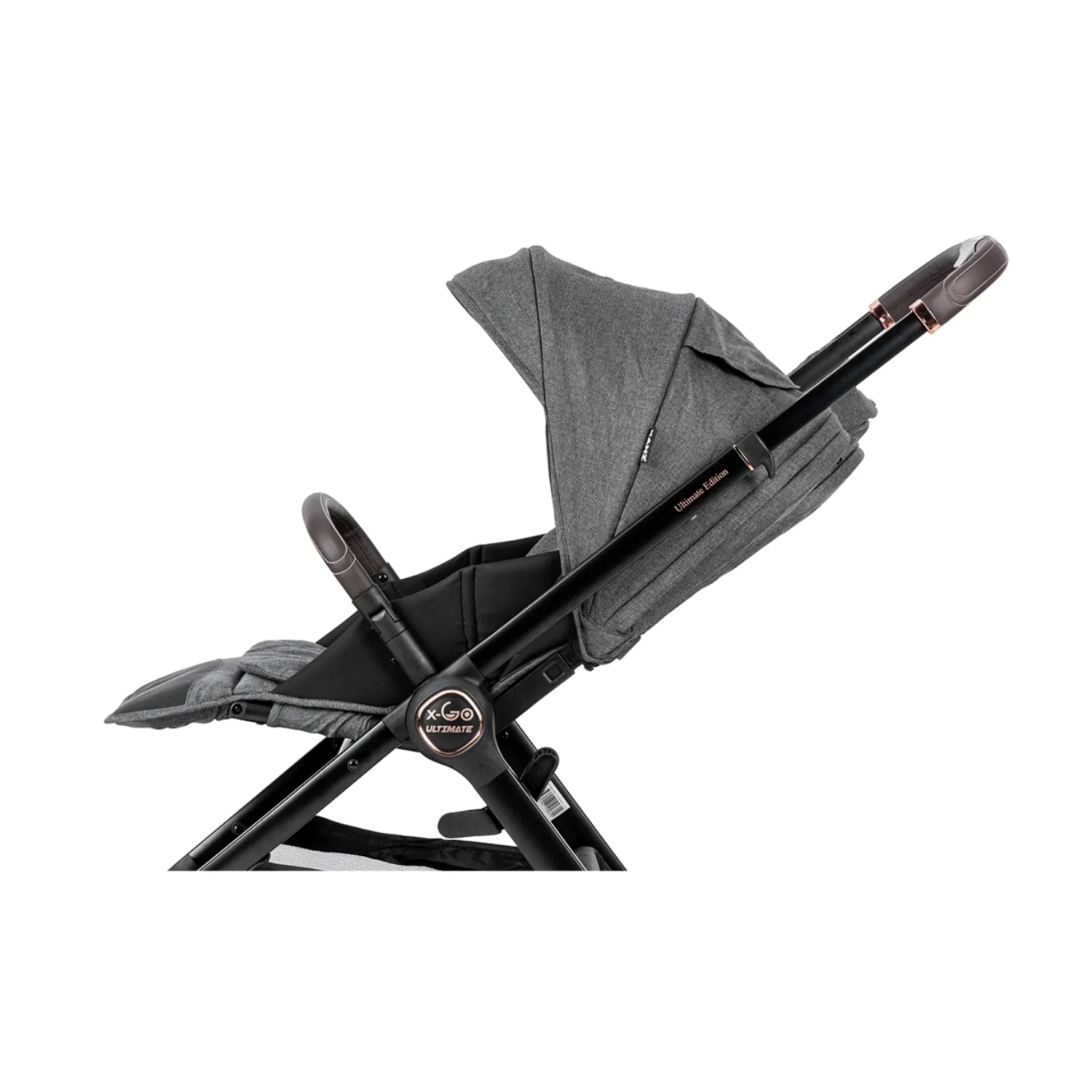 Kanz X-Go Ultimate Travel Sistem Bebek Arabası Rose Gold Gri