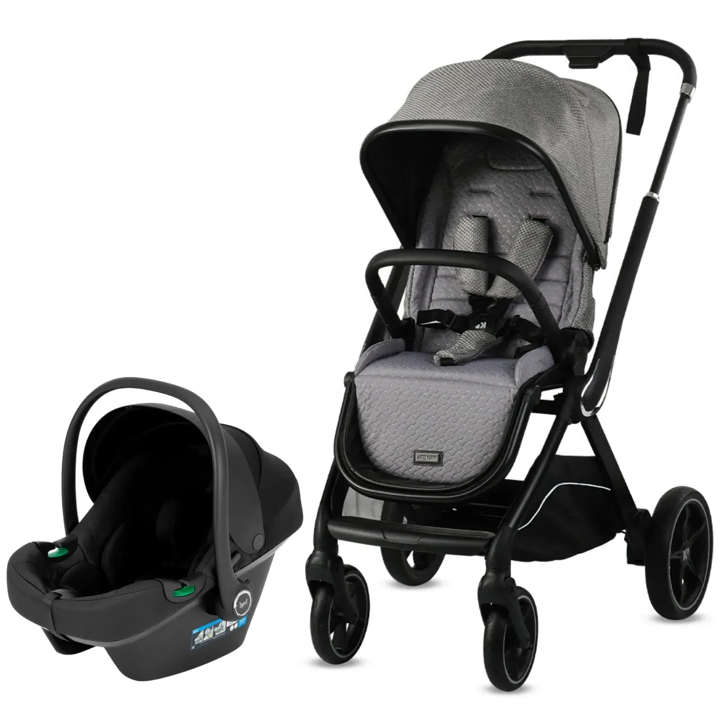 Kraft Kobe Capsule Travel Sistem Bebek Arabası Grey