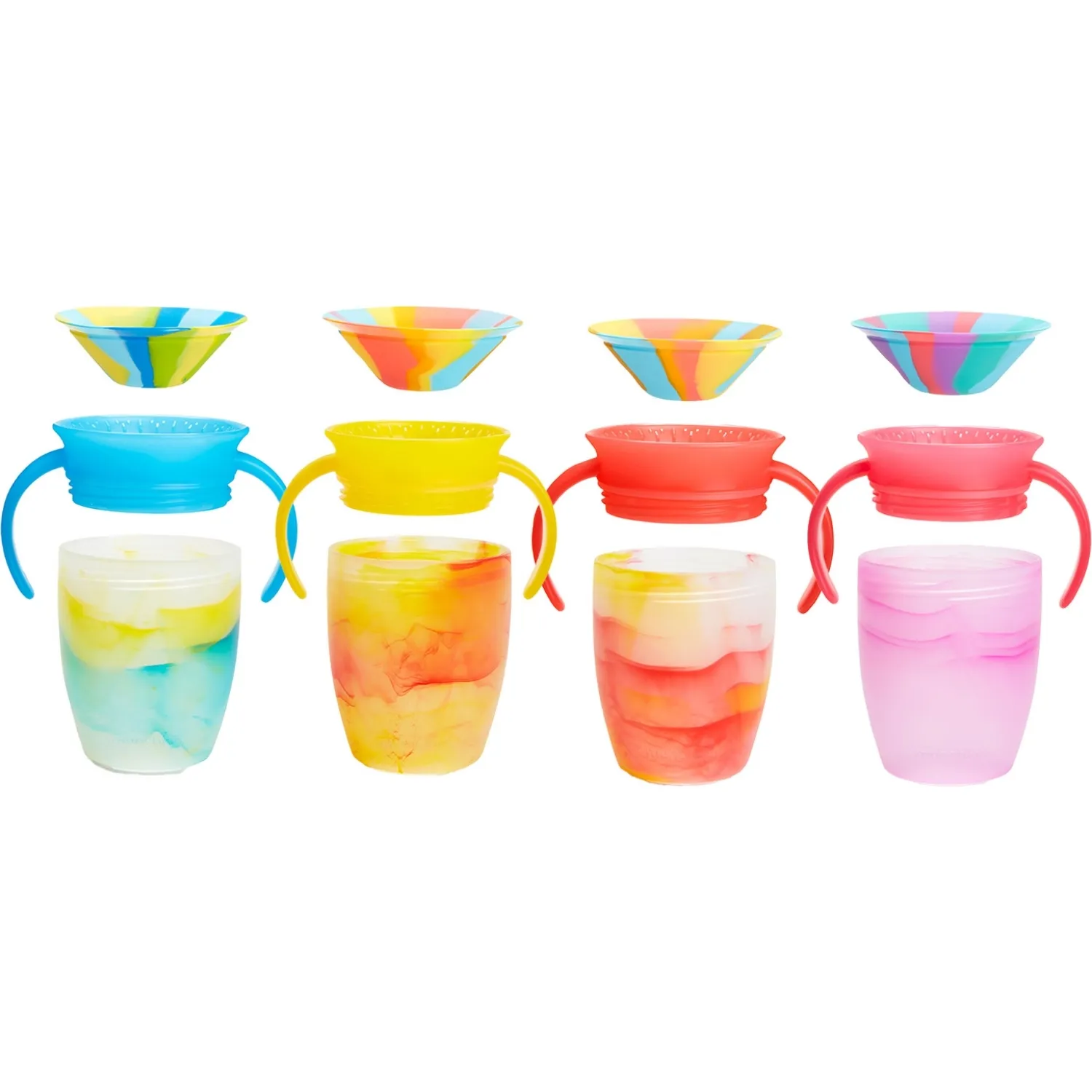 Munchkin Mucize 360° Tropical Alıştırma Bardağı 6ay+ 207ml Mavi