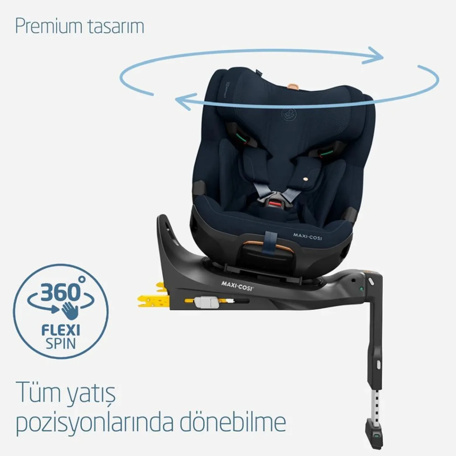Maxi Cosi Emerald 360 Pro Slidetech Oto Koltuğu 0-36 Kg Authentic Blue