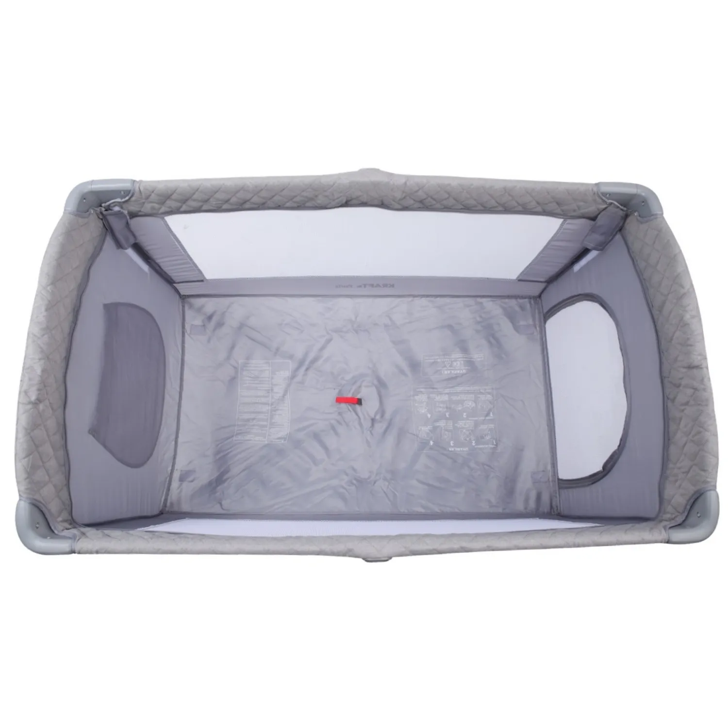 Kraft Paris Anne Yanı Oyun Parkı 70x120 cm Light Grey