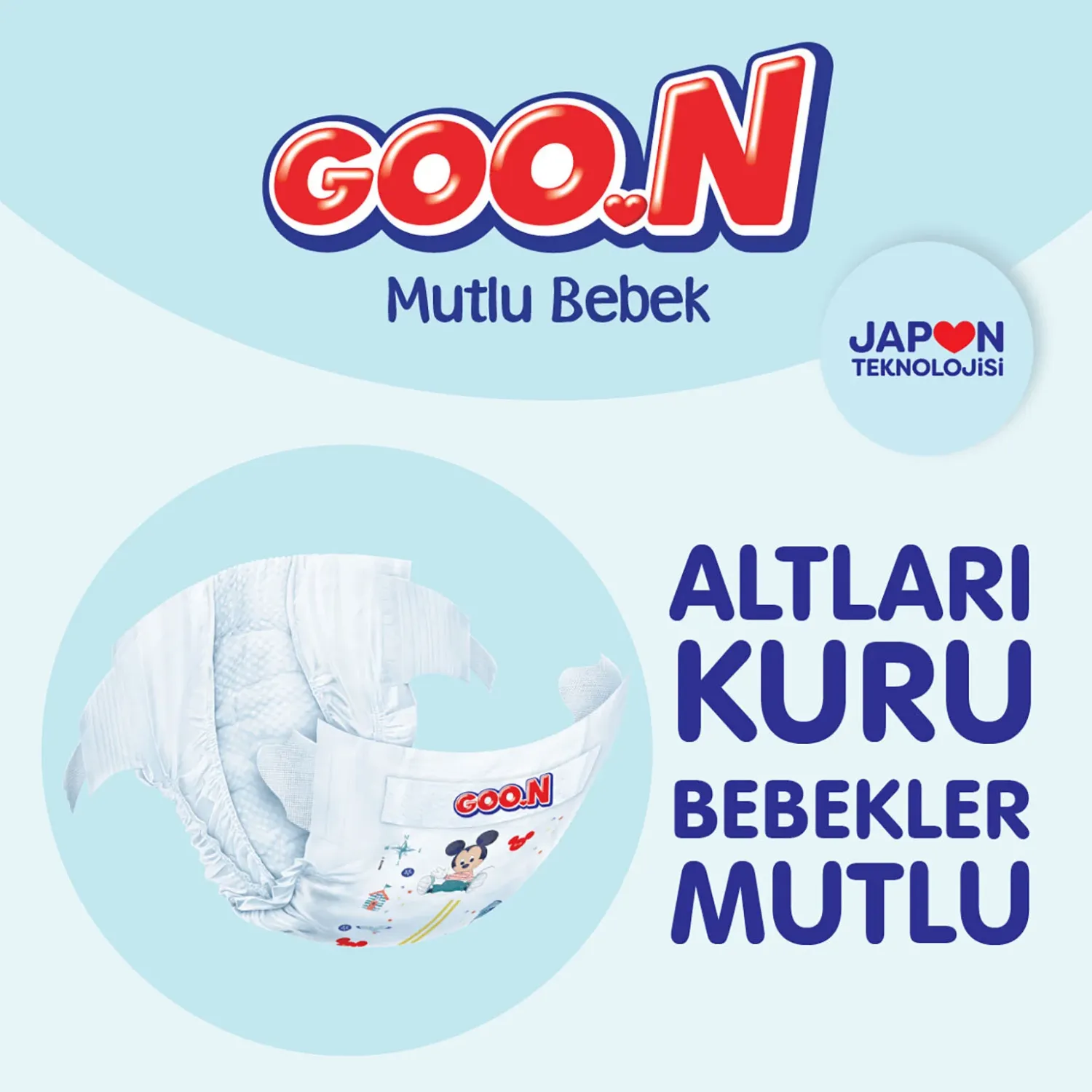 Goon Mutlu Bebek Bebek Bezi 4 Beden 9-14 Kg 100lü Aylık Fırsat Paket
