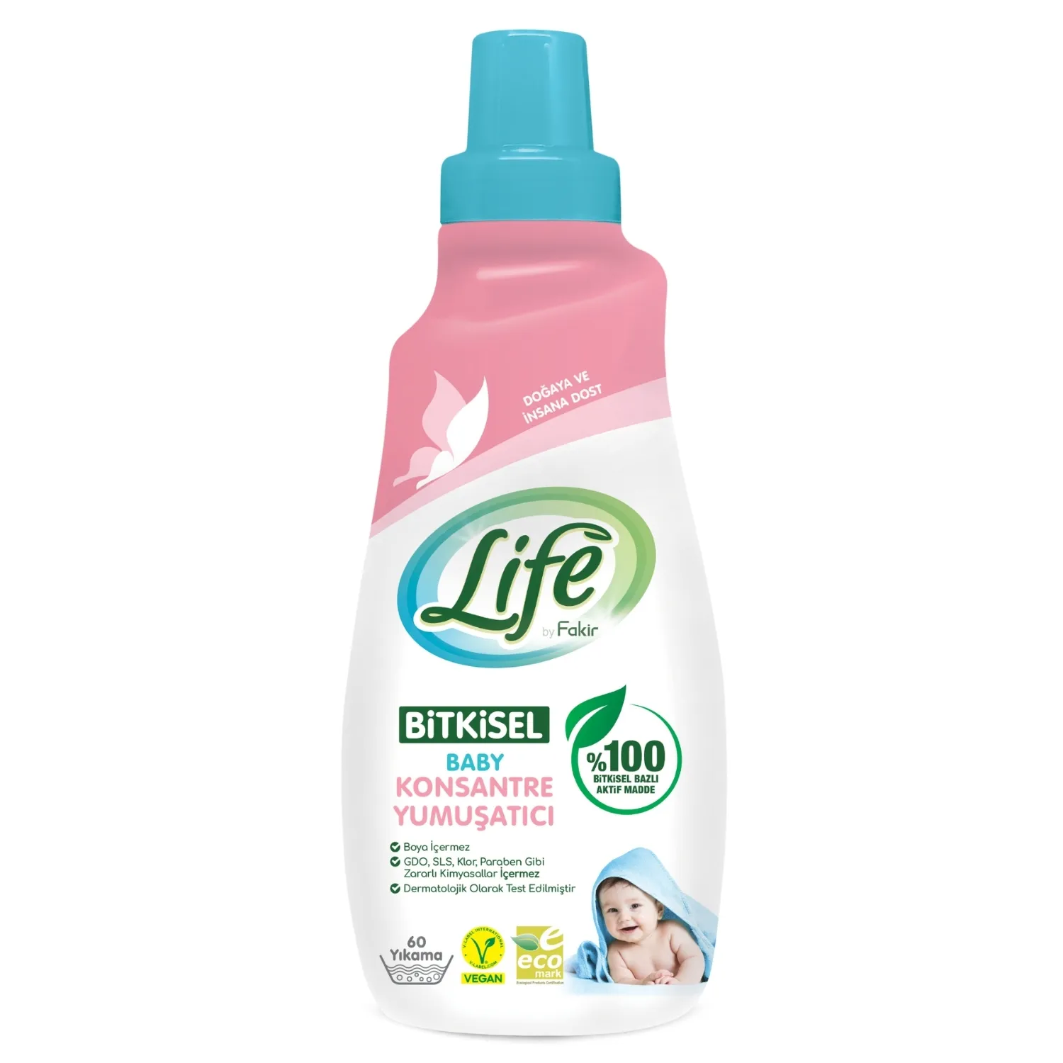 Life by Fakir Baby %100 Bitkisel Konsantre Yumuşatıcı 1500 ml  Life by Fakir Baby %100 Bitkisel Konsantre Yumuşatıcı 1500 ml