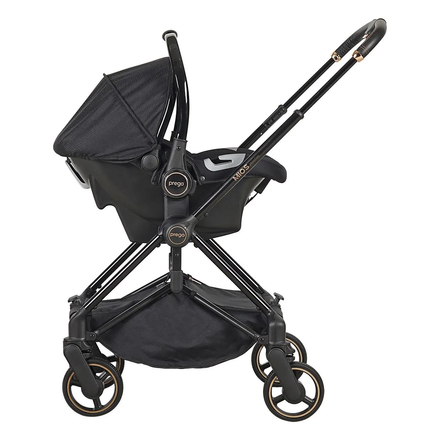 Prego 2099 Mios Premium Travel Sistem Bebek Arabası Siyah