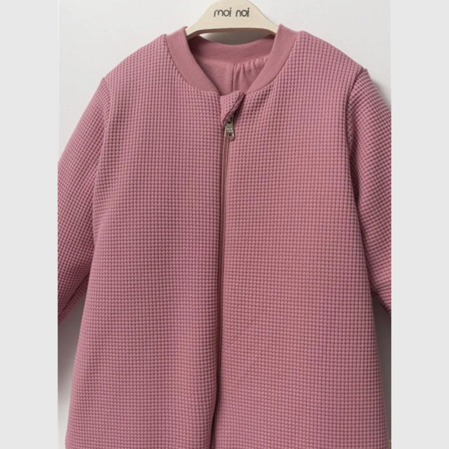 Moi Noi Uyku Tulumu Çoraplı 2,5 Tog Waffle Gül Kurusu