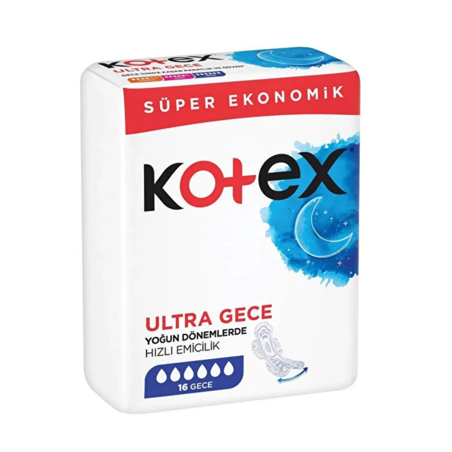 Kotex Ultra Quadro Gece16'lı